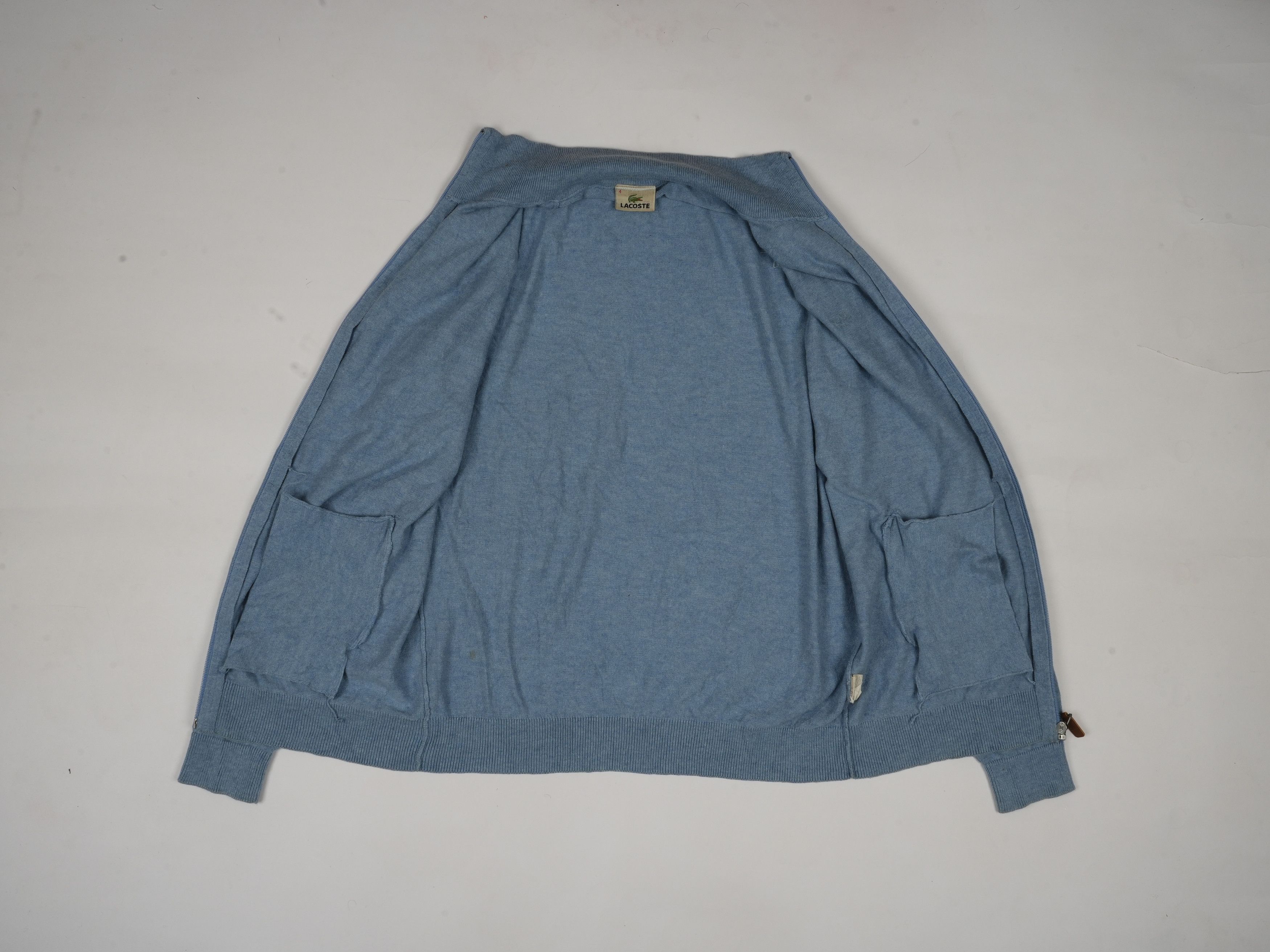 Lacoste Lacoste Full Zip Sweater Size S / US 4 / IT 40 - 3 Thumbnail