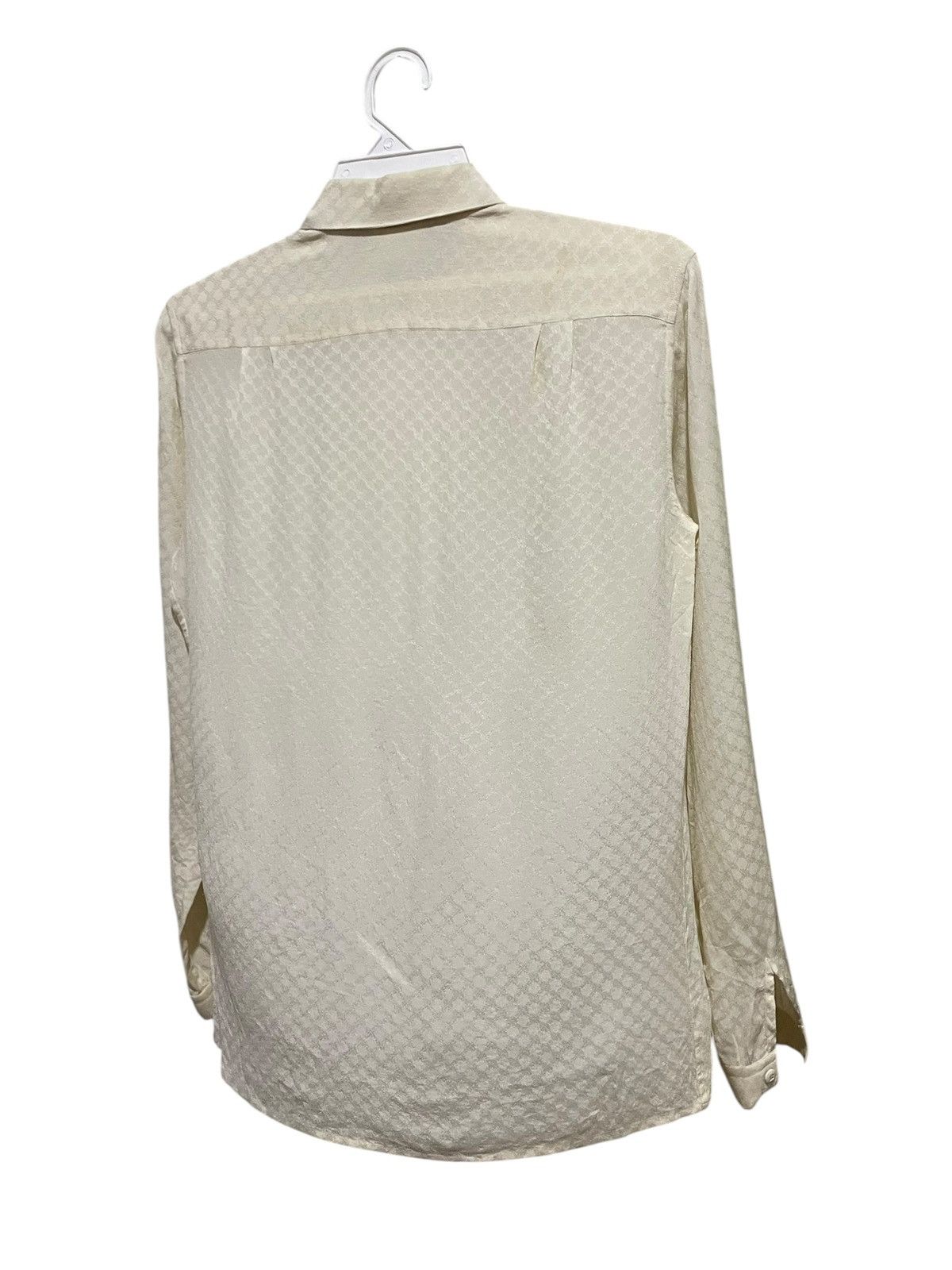 Salvatore Ferragamo VTG Salvatore Ferragamo Firenze 100% Silk Shirts Size M / US 6-8 / IT 42-44 - 9 Thumbnail