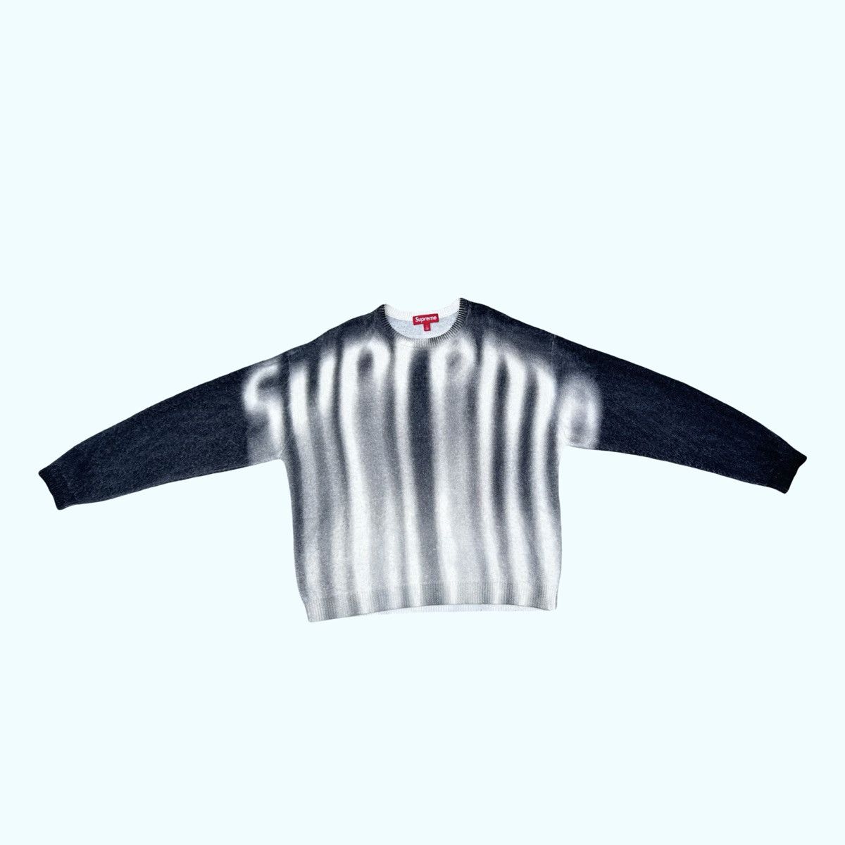 Supreme Supreme Blurred Logo Mohair Sweater Size US L / EU 52-54 / 3 - 1 Thumbnail