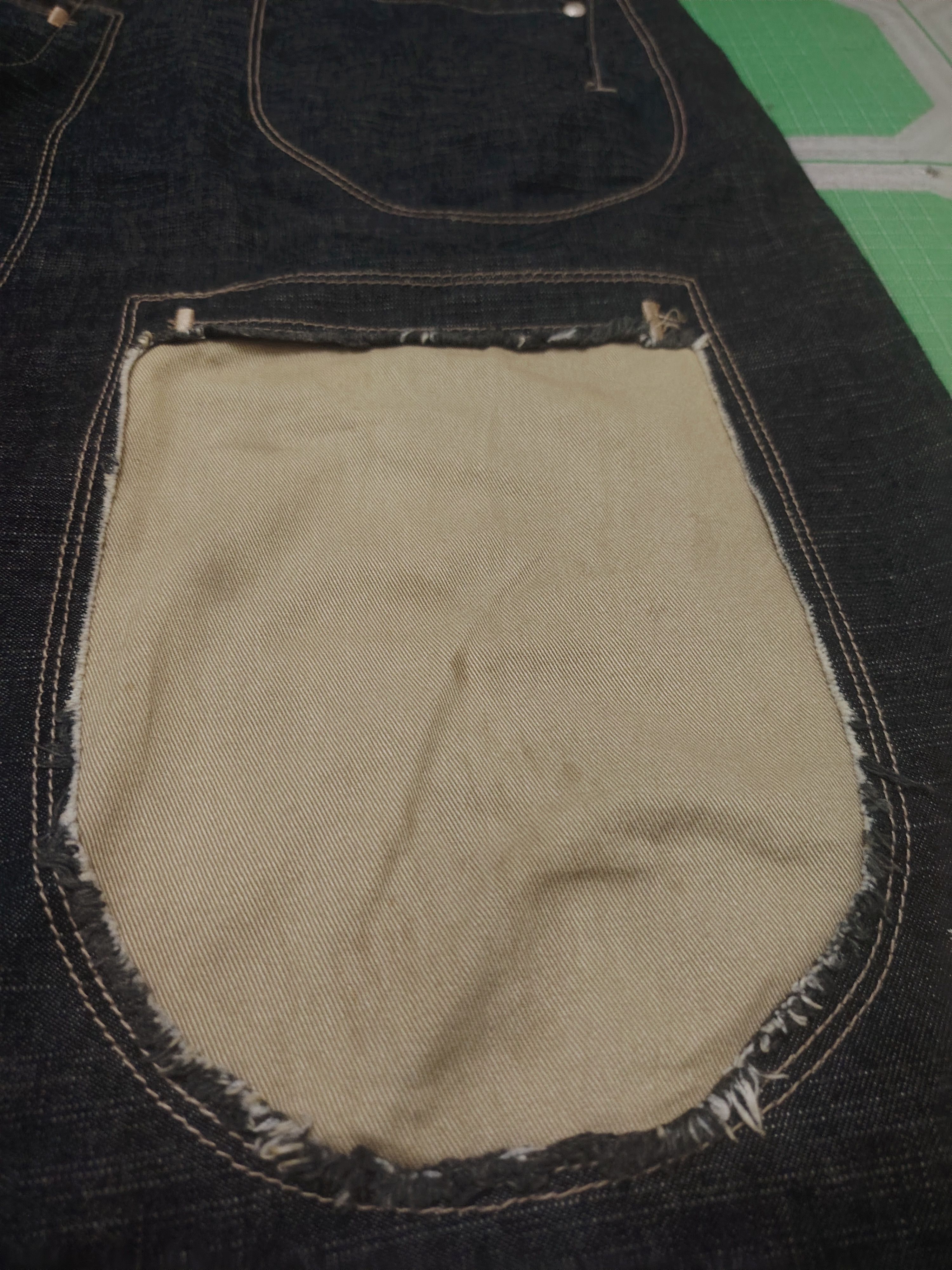 Who Decides War Rare!!! Marithe Francois Girbaud Patchwork Baggy Pants Jeans Size US 38 / EU 54 - 11 Thumbnail