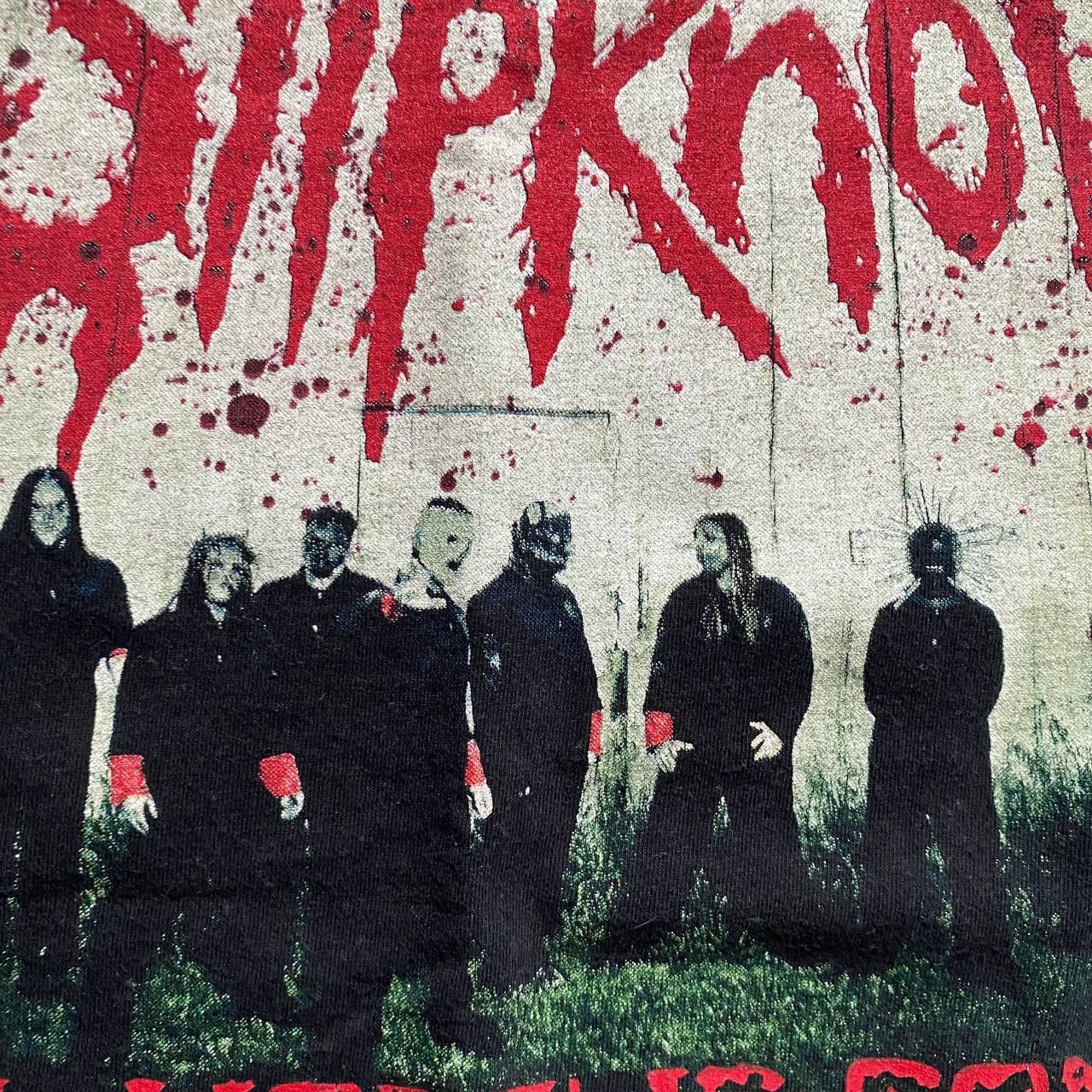 Band Tees VINTAGE 2009 Y2K SLIPKNOT TOUR RARE T SHIRT 42 Size US S / EU 44-46 / 1 - 6 Thumbnail