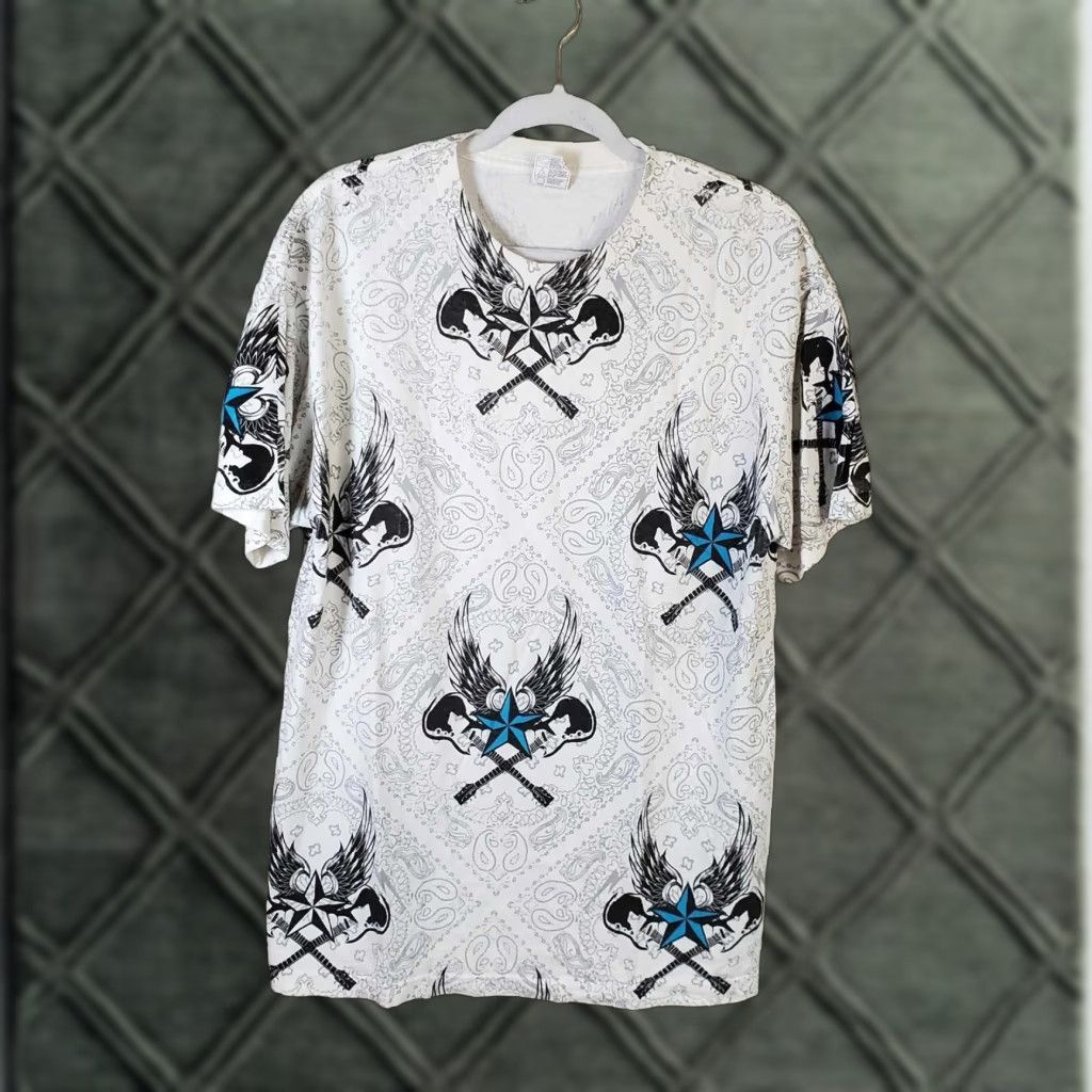Doublet Y2K Rock N Roll Guitar AOP T Shirt Stars Double Sided Mens Large L Size US L / EU 52-54 / 3 - 1 Thumbnail