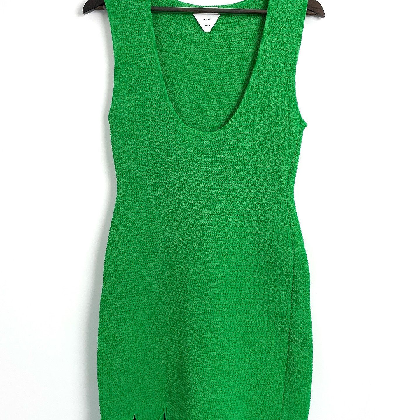 Bottega Veneta Bottega Veneta Green Salon 01 Mini Dress Size M Size M / US 6-8 / IT 42-44 - 1 Thumbnail