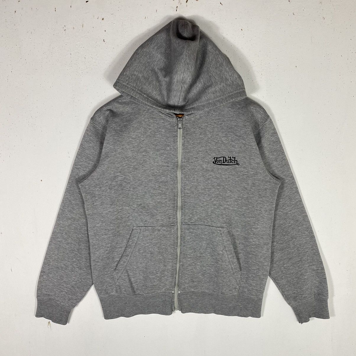 Vintage × Von Dutch VINTAGE VON DUTCH SMALL LOGO FULLZIPPER HOODED Size US M / EU 48-50 / 2 - 2 Thumbnail