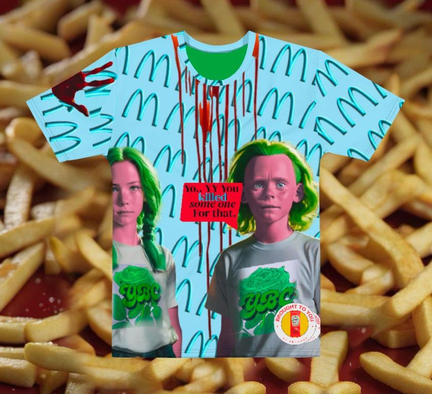 Other End JunkFood Ingestion T-Shirt (in Blue) Size US XXL / EU 58 / 5 - 1 Thumbnail