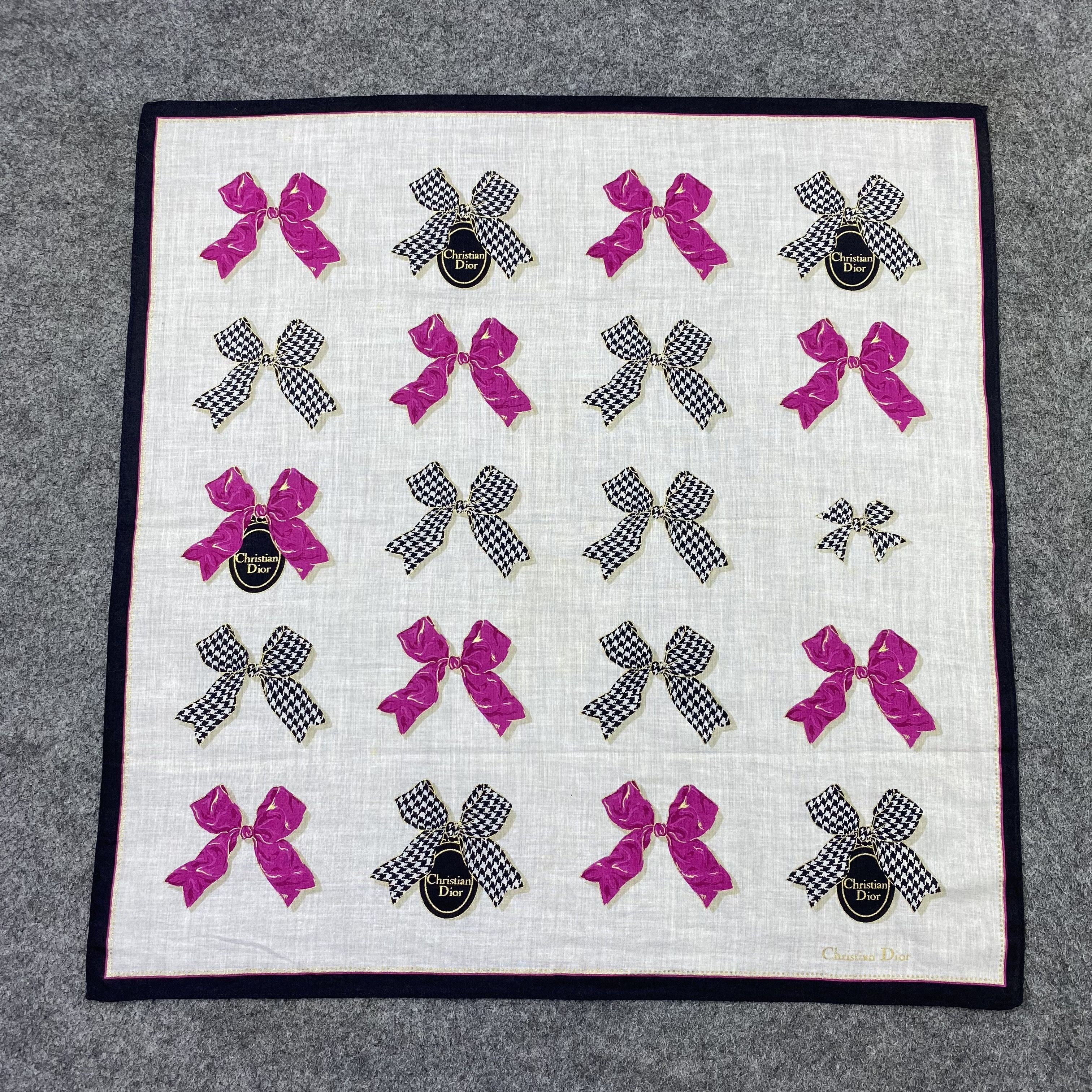 Vintage Christian Dior Handkerchief / Bandana / Neckerchief-B2105 Size ONE SIZE - 3 Thumbnail