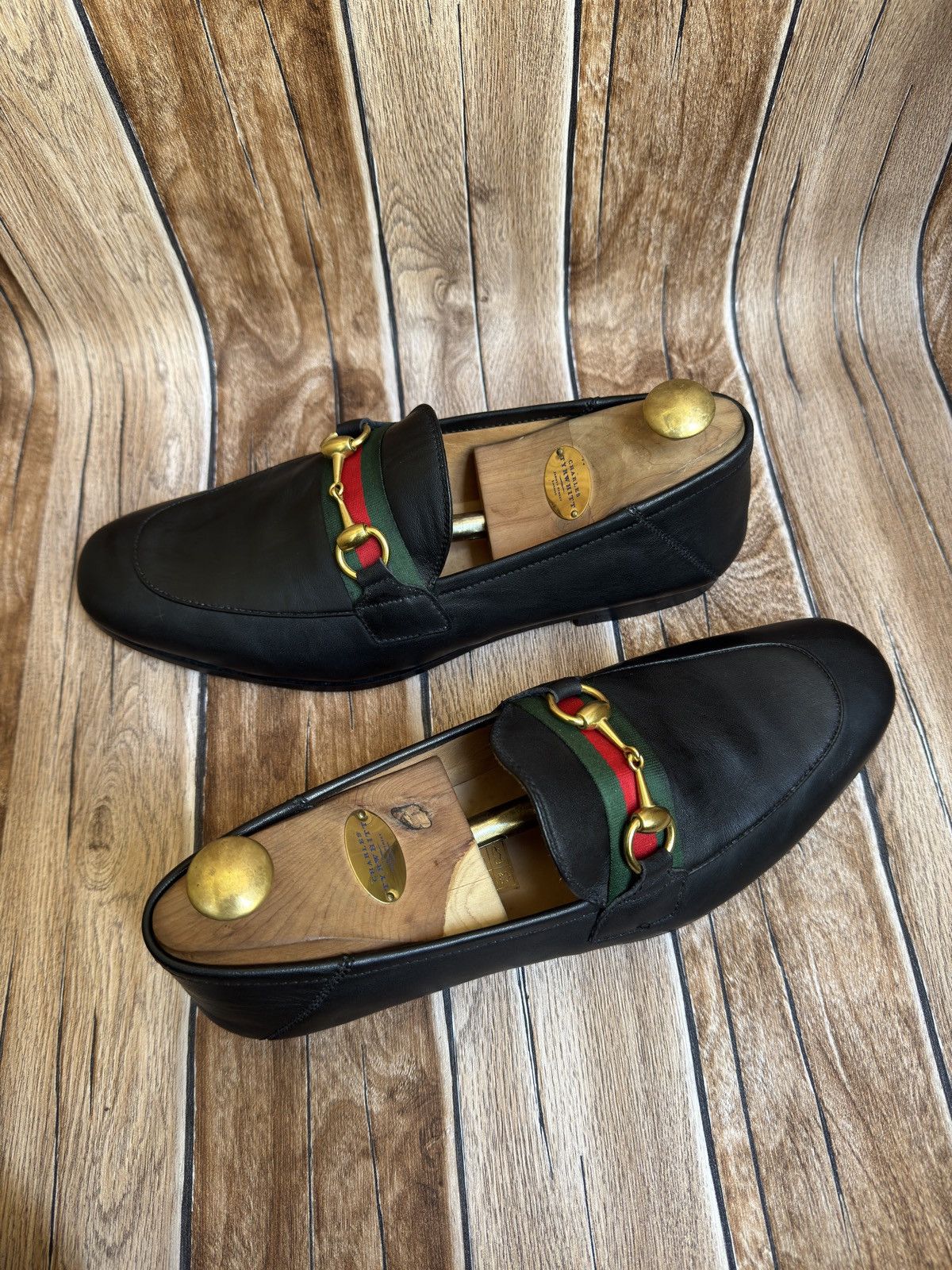 Gucci × Vintage horsebit wed loafers Size US 8.5 / EU 41-42 - 3 Thumbnail