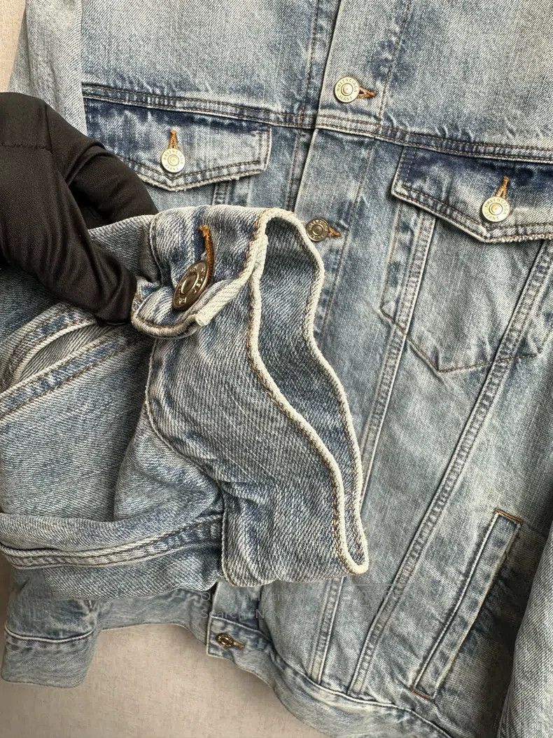 Balenciaga Balenciaga Denim jacket coat Size US M / EU 48-50 / 2 - 4 Thumbnail