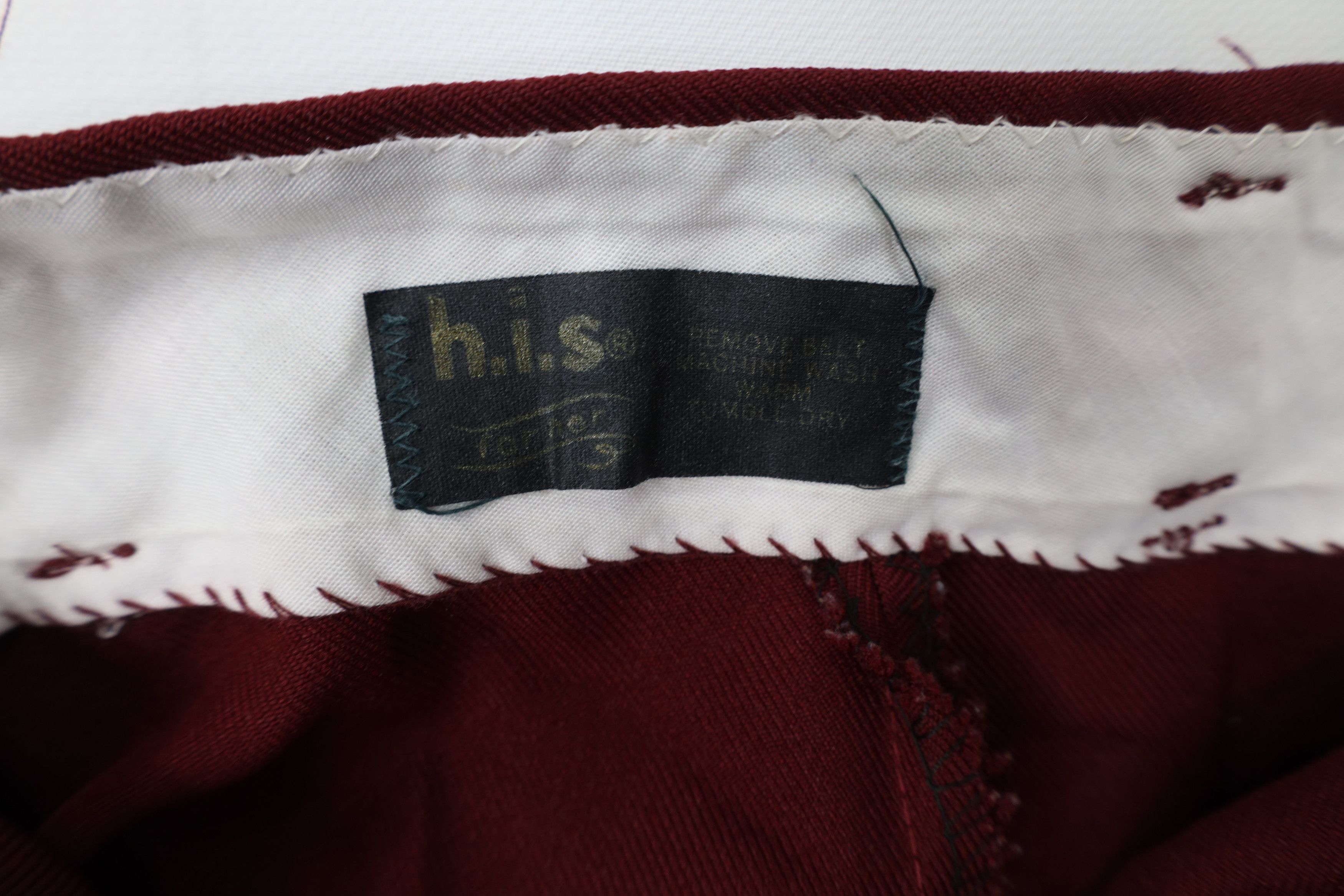 Vintage Vintage 70s Streetwear Knit Bell Bottoms Chino Pants Red USA Size 28" / US 6 / IT 42 - 8 Thumbnail