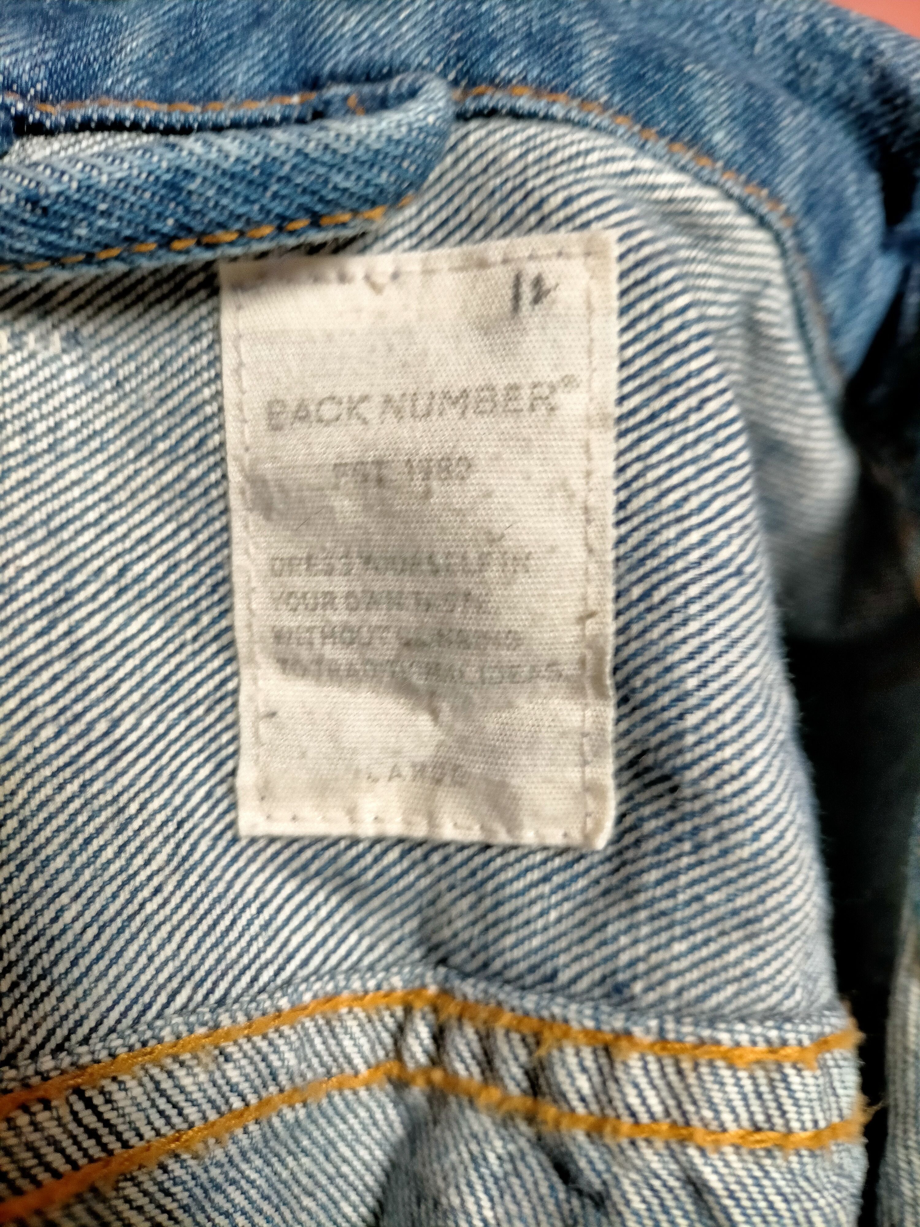 Japanese Brand Back Number Type 1 denim jacket Size US L / EU 52-54 / 3 - 14 Thumbnail