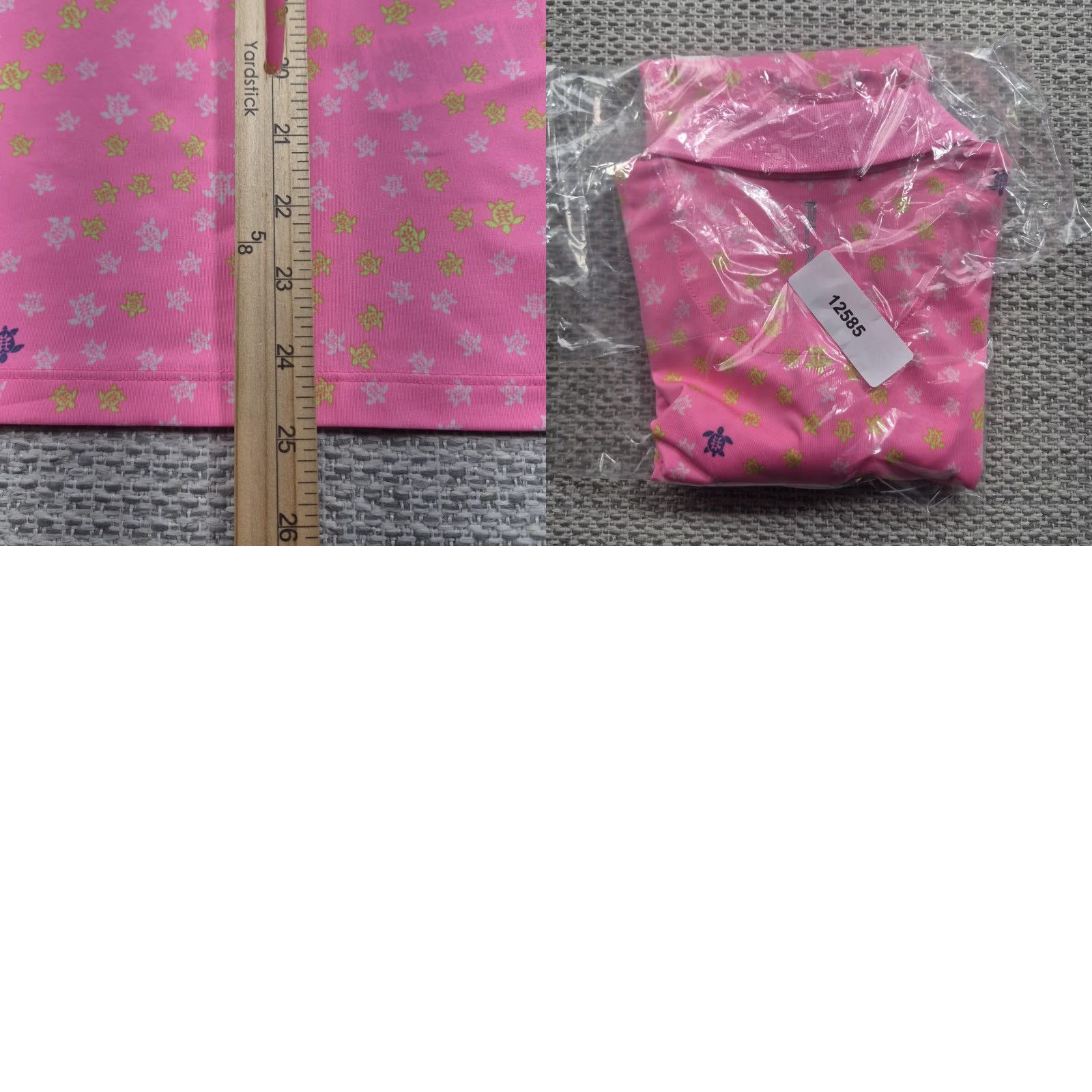 RLX Ralph Lauren RLX Ralph Lauren Polo Shirt Womens XXS Pink Turtle Print Golf Stretch Sleeveless Size XXS / US 00 / IT 34 - 9 Thumbnail