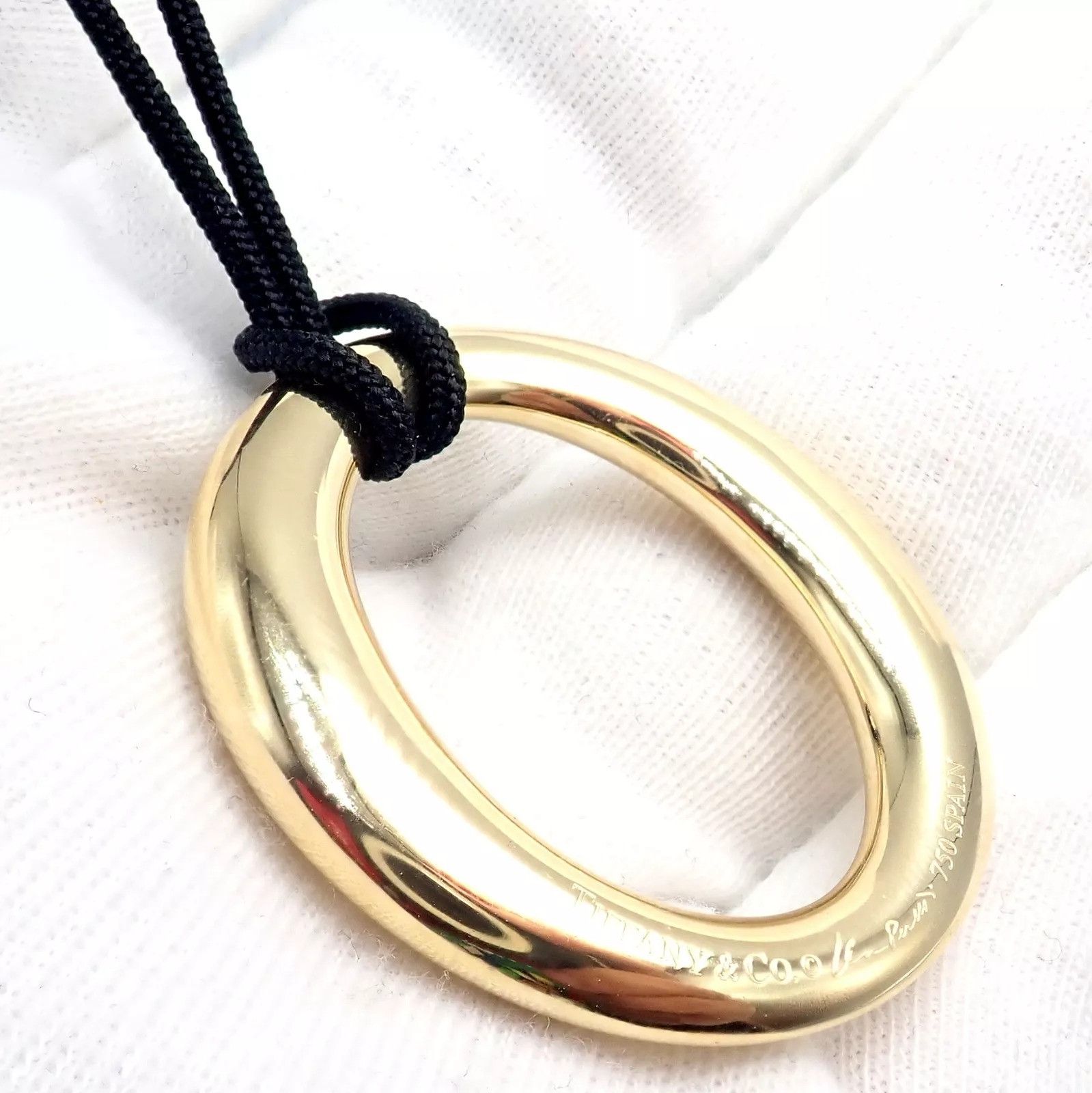 Tiffany & Co. 18k Yellow Gold Peretti 35mm Medium Sevillana Necklace Size ONE SIZE - 6 Thumbnail