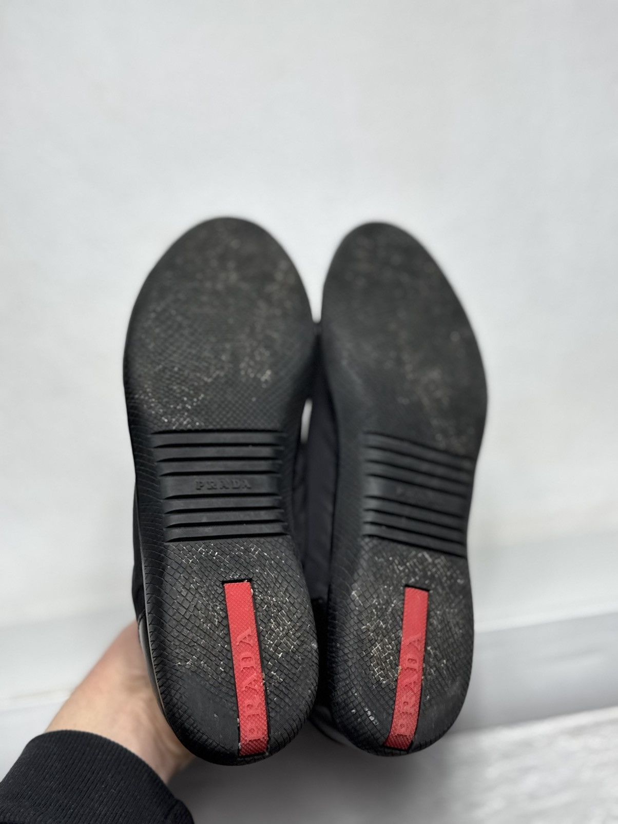 Prada Prada Women’s Black Sneakers Size 38 Loafers Size US 8 / IT 38 - 10 Thumbnail
