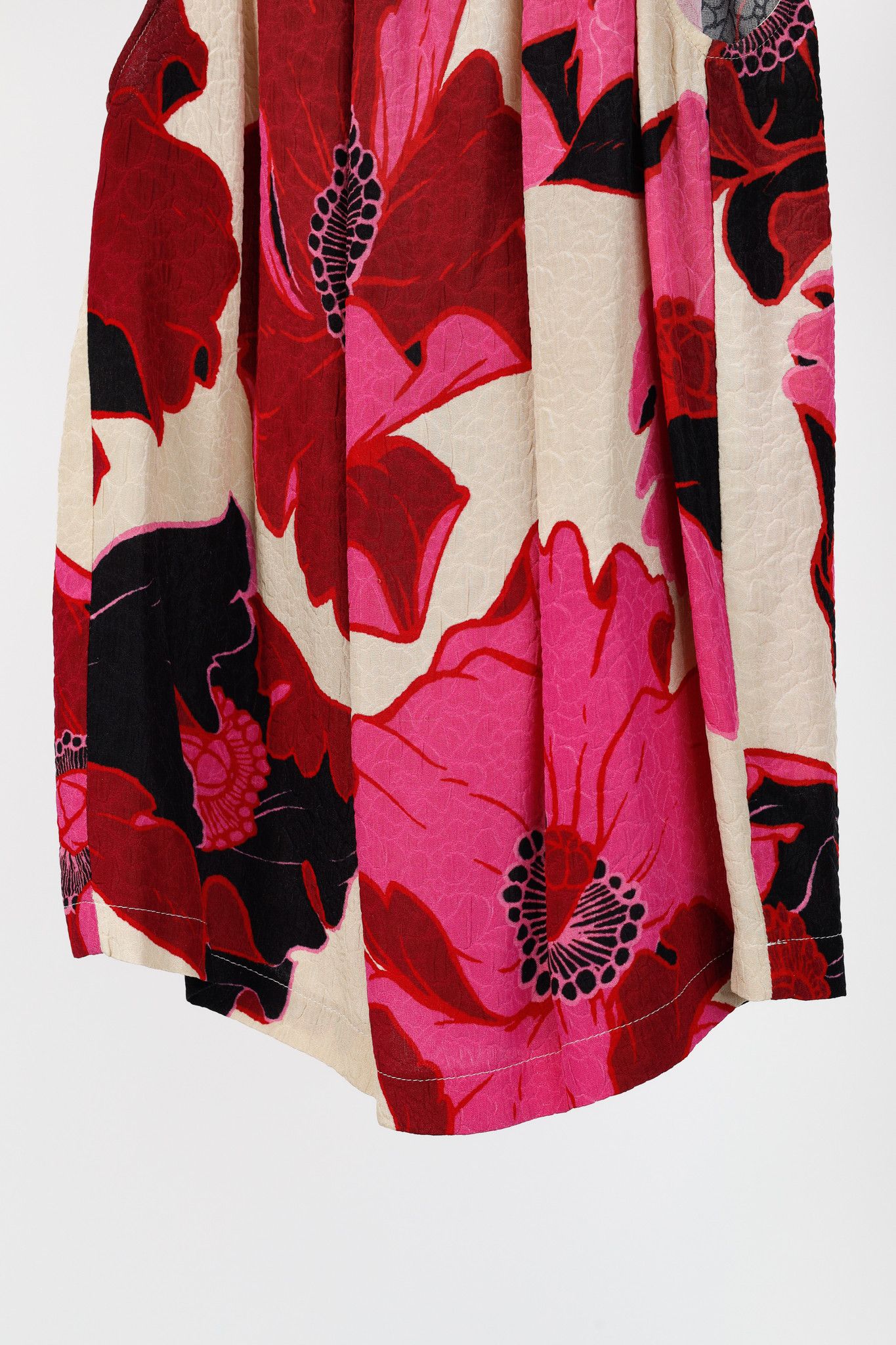 Dries Van Noten Dries Van Noten Cuzo Fuchsia Floral Halterneck Top Size S / US 4 / IT 40 - 6 Thumbnail