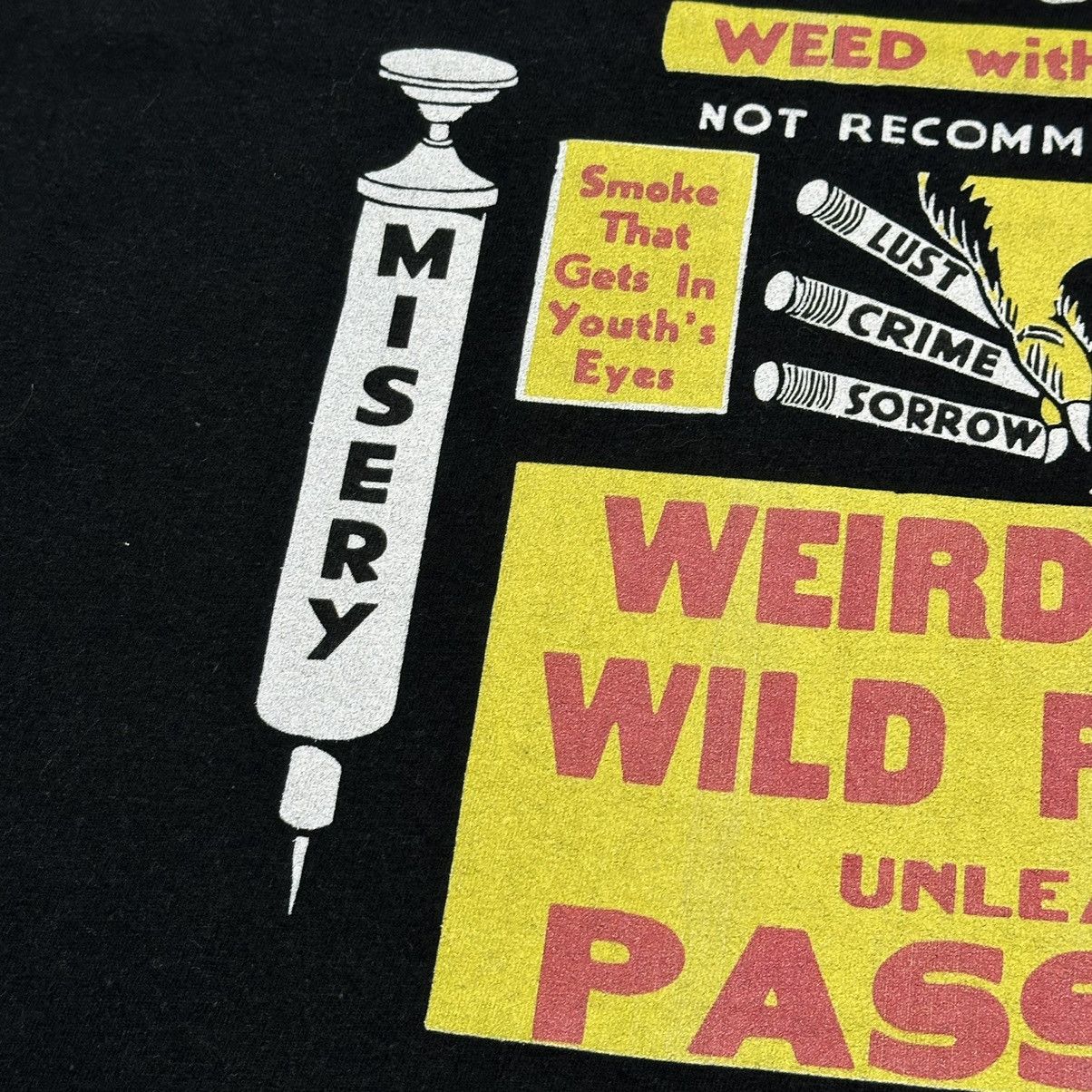 Vintage Stoner Weed Slang Humor Marijuana shame horror disappear Size US L / EU 52-54 / 3 - 8 Thumbnail
