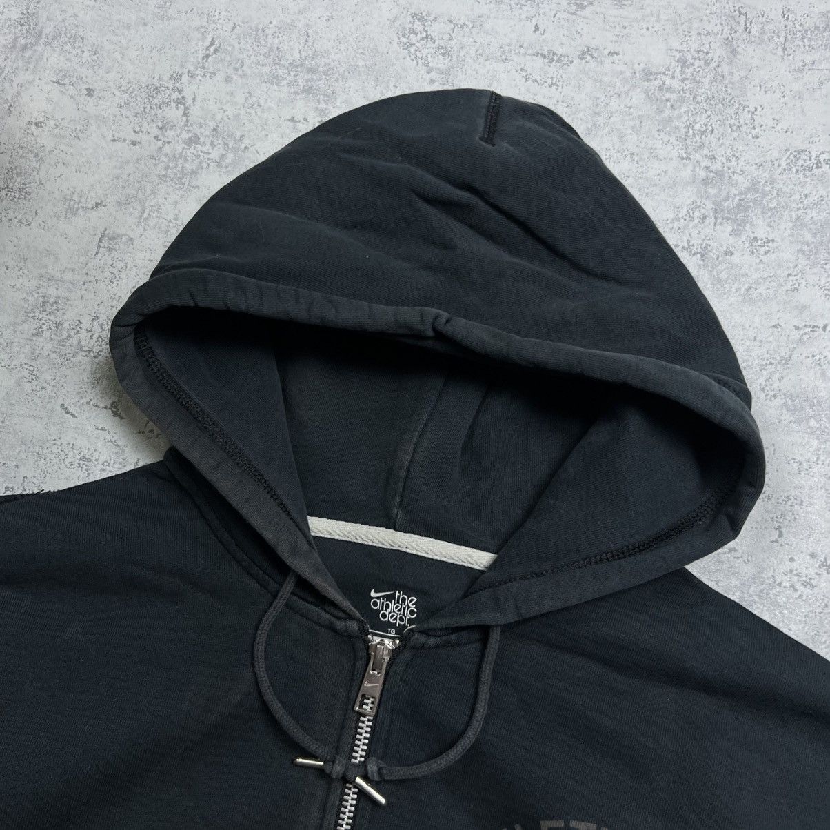 Nike 00s NIKE ATHLETIC VINTAGE Y2K OVERSIZED RETRO ZIP UP HOODIE Size US XL / EU 56 / 4 - 5 Thumbnail