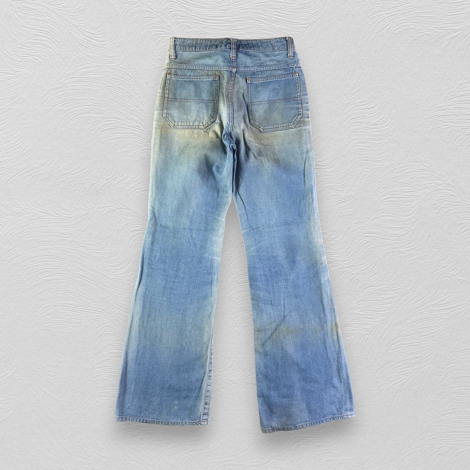 Japanese Brand Vintage Japanese Bush Pants Bell Bottom Jeans Flare Denim Size US 26 / EU 42 - 2 Thumbnail