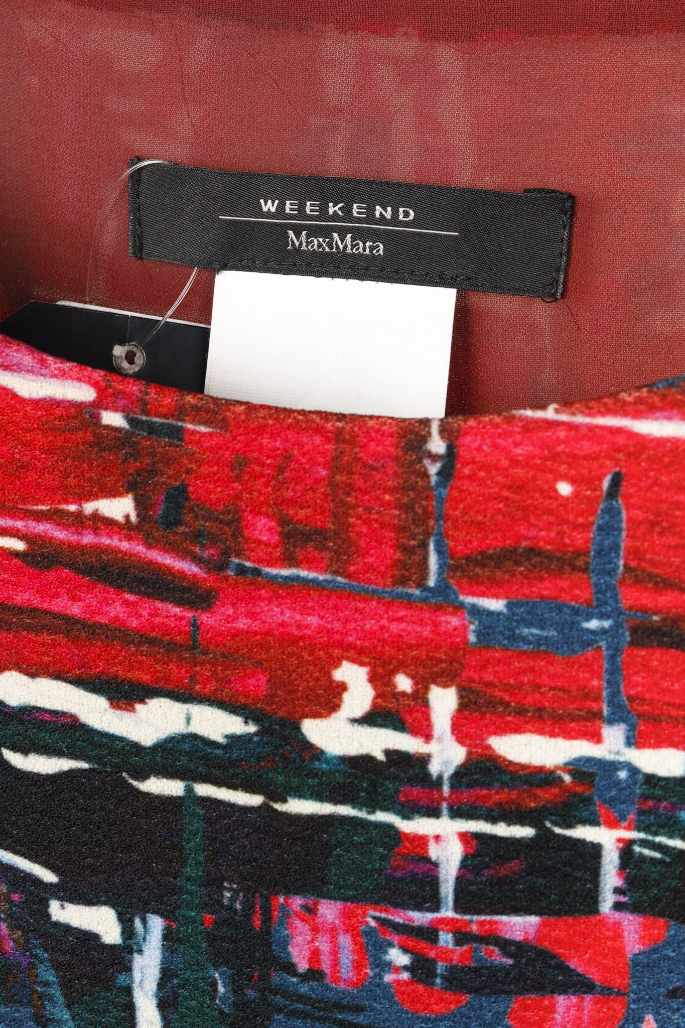 Max Mara Weekend MaxMara Multicoloured 3/4 Sleeve Shift Dress Size XS / US 0-2 / IT 36-38 - 4 Thumbnail