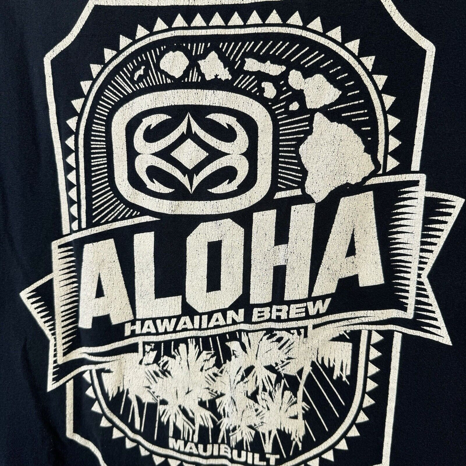 Other Maui Built Hawaii T Shirt Mens XL Blue Short Sleeve Aloha Ha Size US XL / EU 56 / 4 - 8 Thumbnail