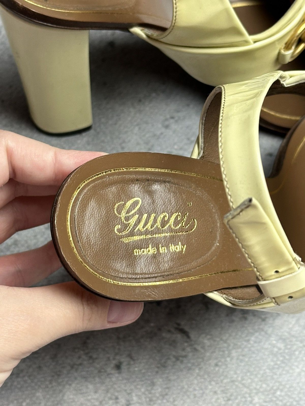 Gucci Gucci Leather Alyssa Horsebit Ankle Strap Sandals y2k Rare Size US 9 / IT 39 - 20 Thumbnail