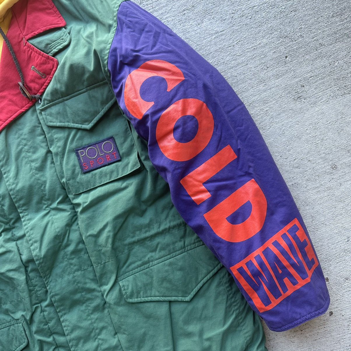 Polo Ralph Lauren VTG 90s Polo Ralph Lauren Snow Beach Polo Sport Cold Wave Size US XL / EU 56 / 4 - 2 Thumbnail