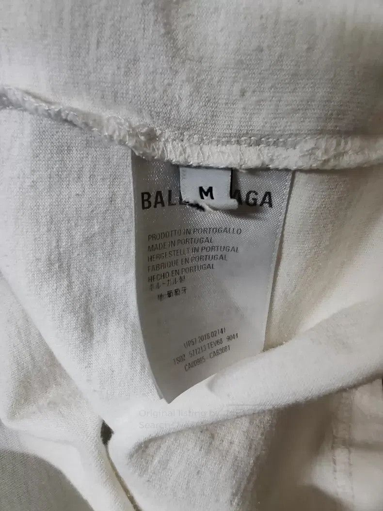 Balenciaga Balenciaga White Short Sleeve T-Shirt Size US M / EU 48-50 / 2 - 4 Thumbnail