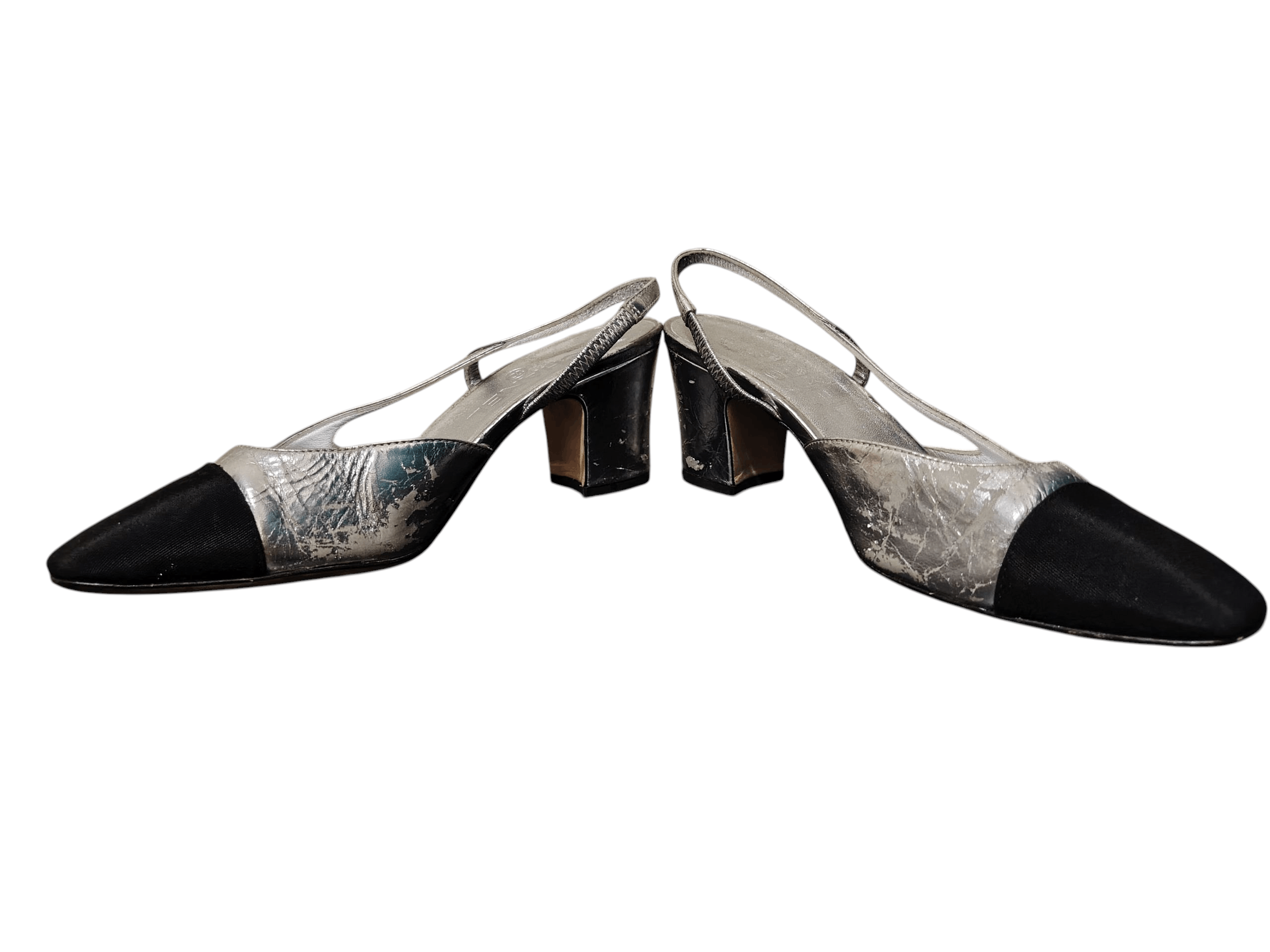Chanel Distressed Chanel Heels Size US 6.5 / IT 36.5 - 2 Thumbnail