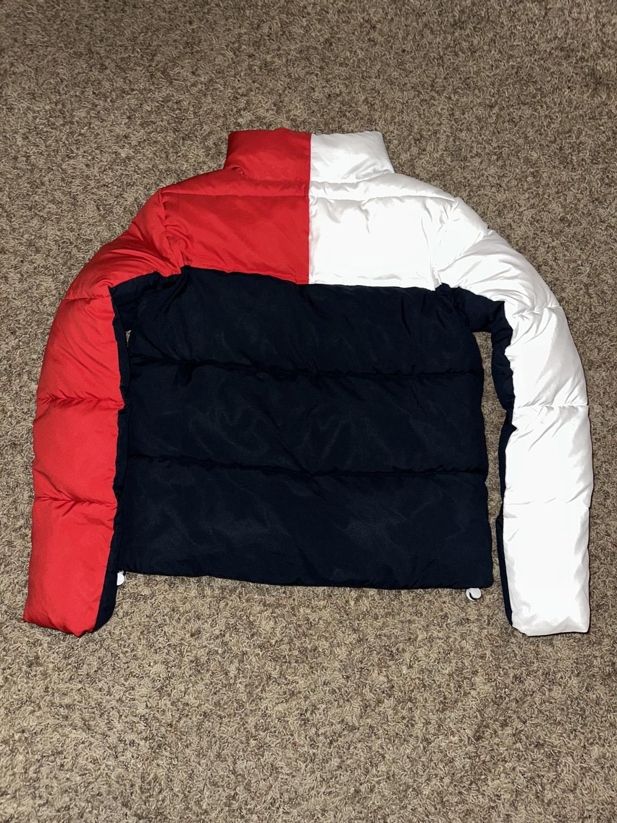 Tommy Hilfiger Womens Tommy Hilfigure Colorblocking Full-Zip Puffer Jacket Size XS / US 0-2 / IT 36-38 - 9 Thumbnail