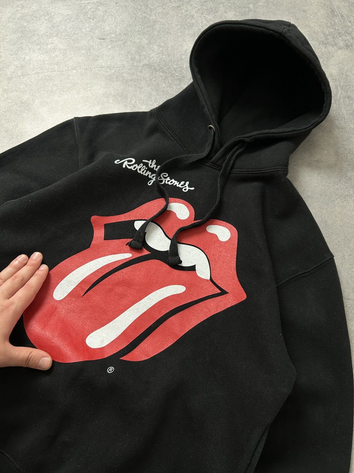 The Rolling Stones Vintage Rolling Stones big logo black hoodies mens size M Size US S / EU 44-46 / 1 - 4 Thumbnail