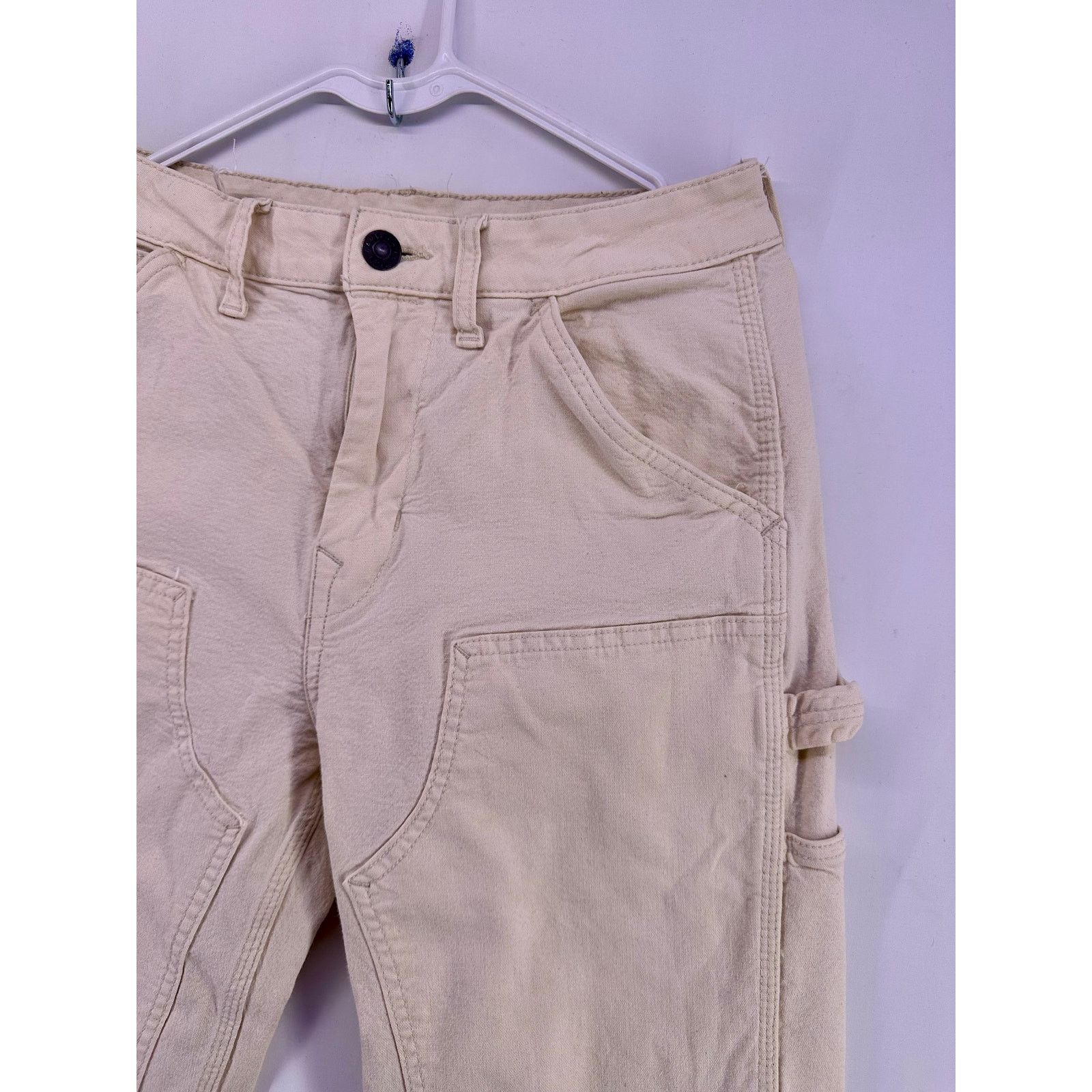 American Eagle Outfitters American Eagle Beige Tan Carpenter Double Knee Size 29/30 Size US 29 - 5 Thumbnail