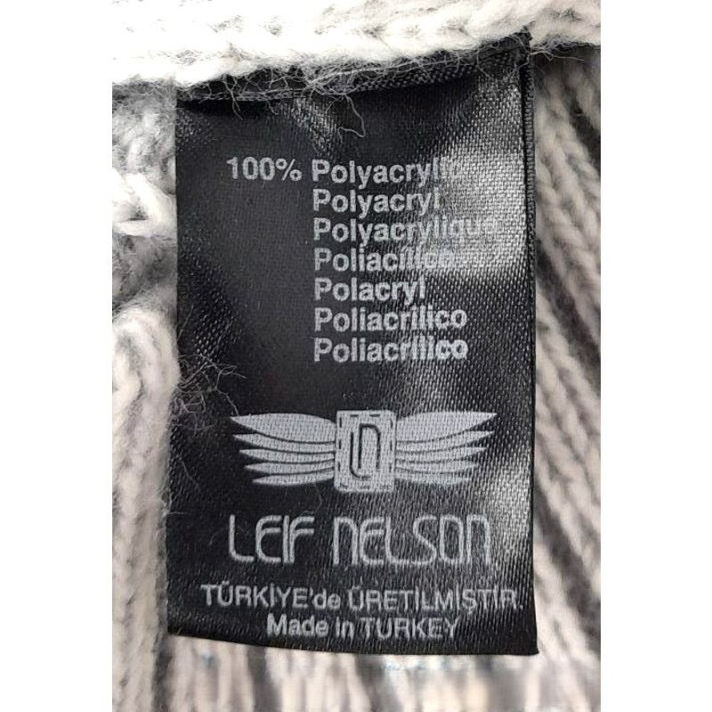 Designer Leif Nelson Ecru Grey Shawl Collar Buckle Strap Cardigan M Size US M / EU 48-50 / 2 - 7 Thumbnail