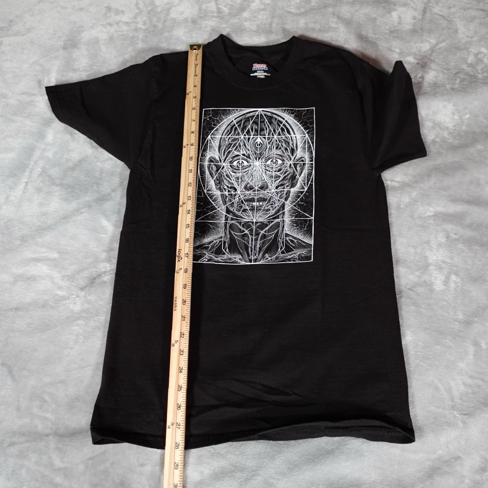 Hanes VINTAGE Hanes Art T-Shirt Men S Crewneck Short Sleeve Black 2010s Graphic Print Size US S / EU 44-46 / 1 - 7 Thumbnail