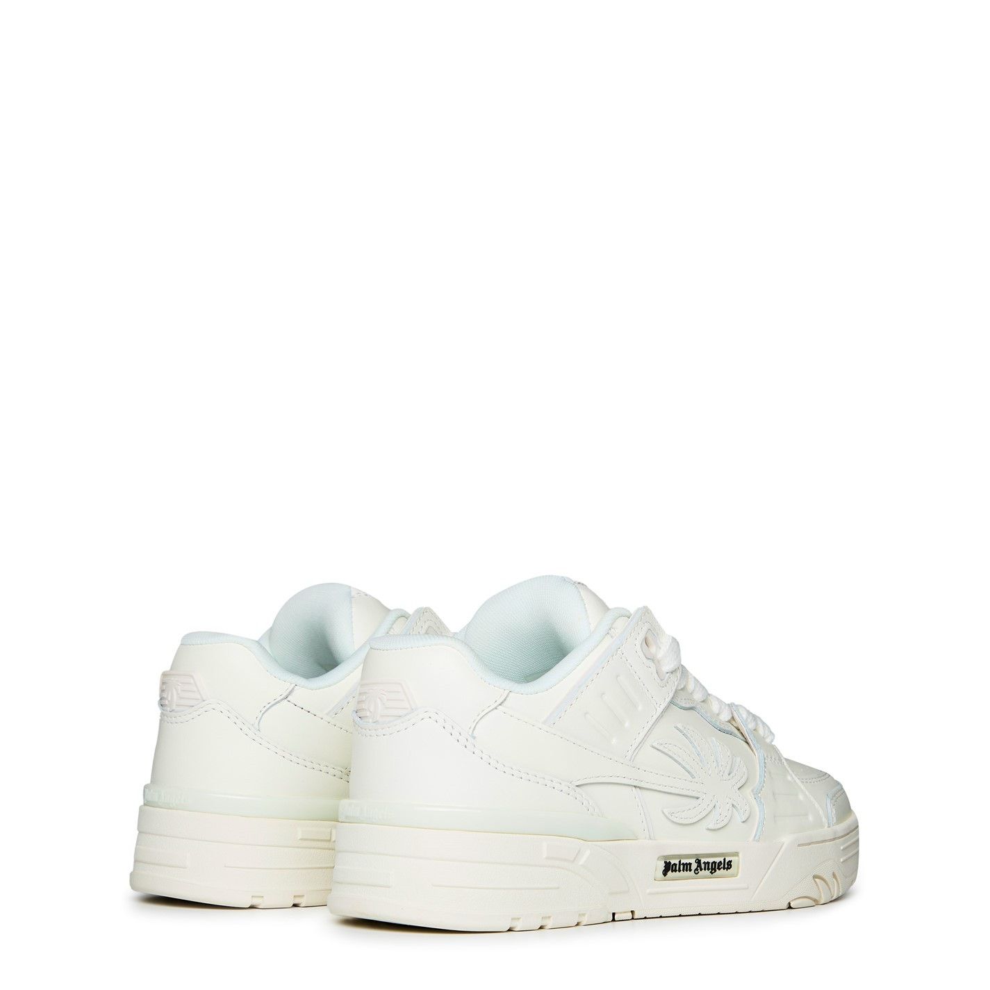 Palm Angels o1g2r1mq0325 Venice Leather Trainers in White Size US 6 / IT 36 - 5 Thumbnail