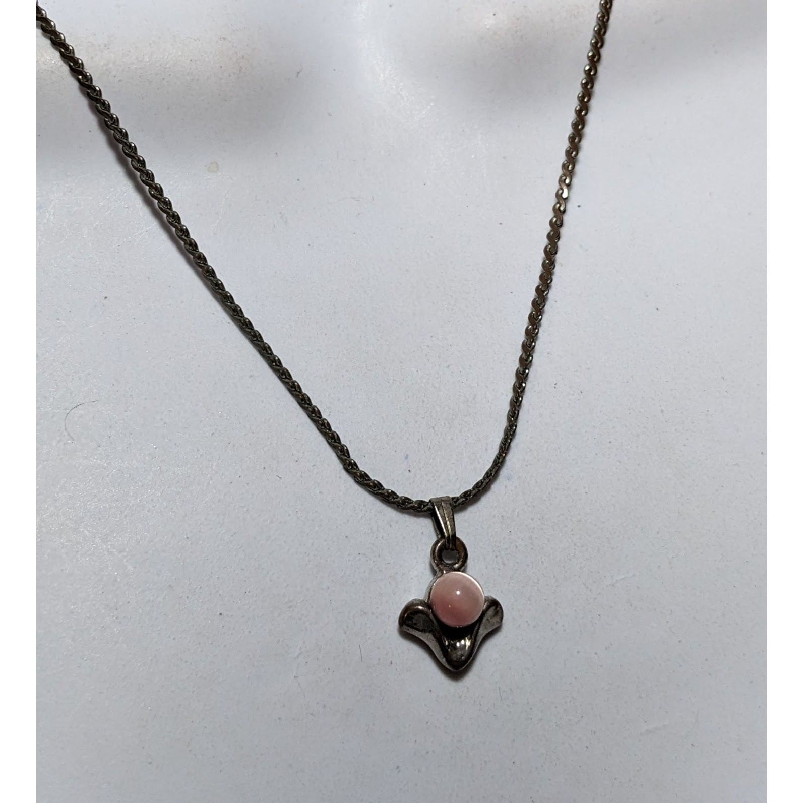 Other Minimalist Pink Cateye Abstract Pendant Necklace Size ONE SIZE - 8 Thumbnail