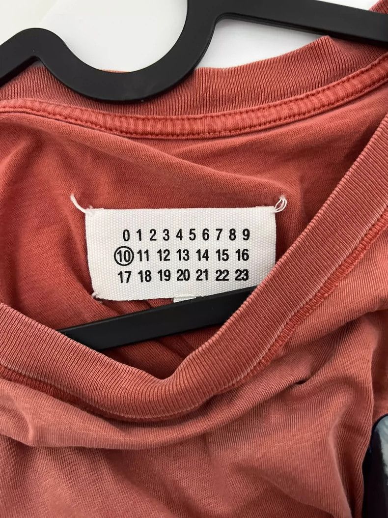 Maison Margiela Maison Margiela 23Ss Washed Faded Old Gray Letter Short Sle Size US S / EU 44-46 / 1 - 3 Thumbnail