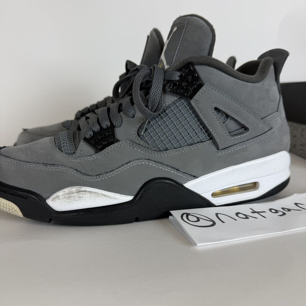 Jordan Brand × Nike Size 10.5-Jordan 4 Cool Gray-NEAR BRAND NEW Size US 10.5 / EU 43-44 - 14 Thumbnail