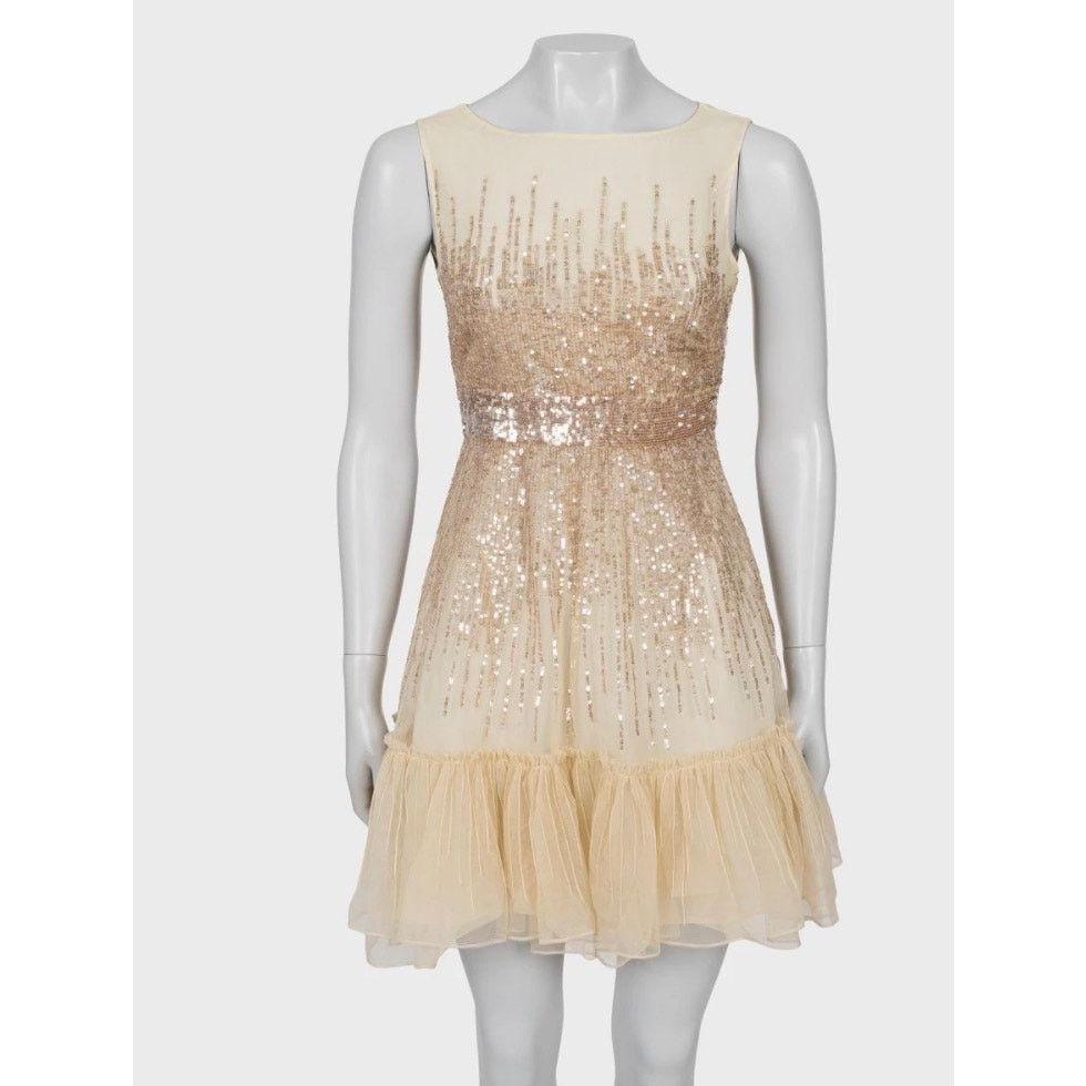 RED Valentino Valentino Red Sequin Mini Dress - Size XS Size XS / US 0-2 / IT 36-38 - 1 Thumbnail