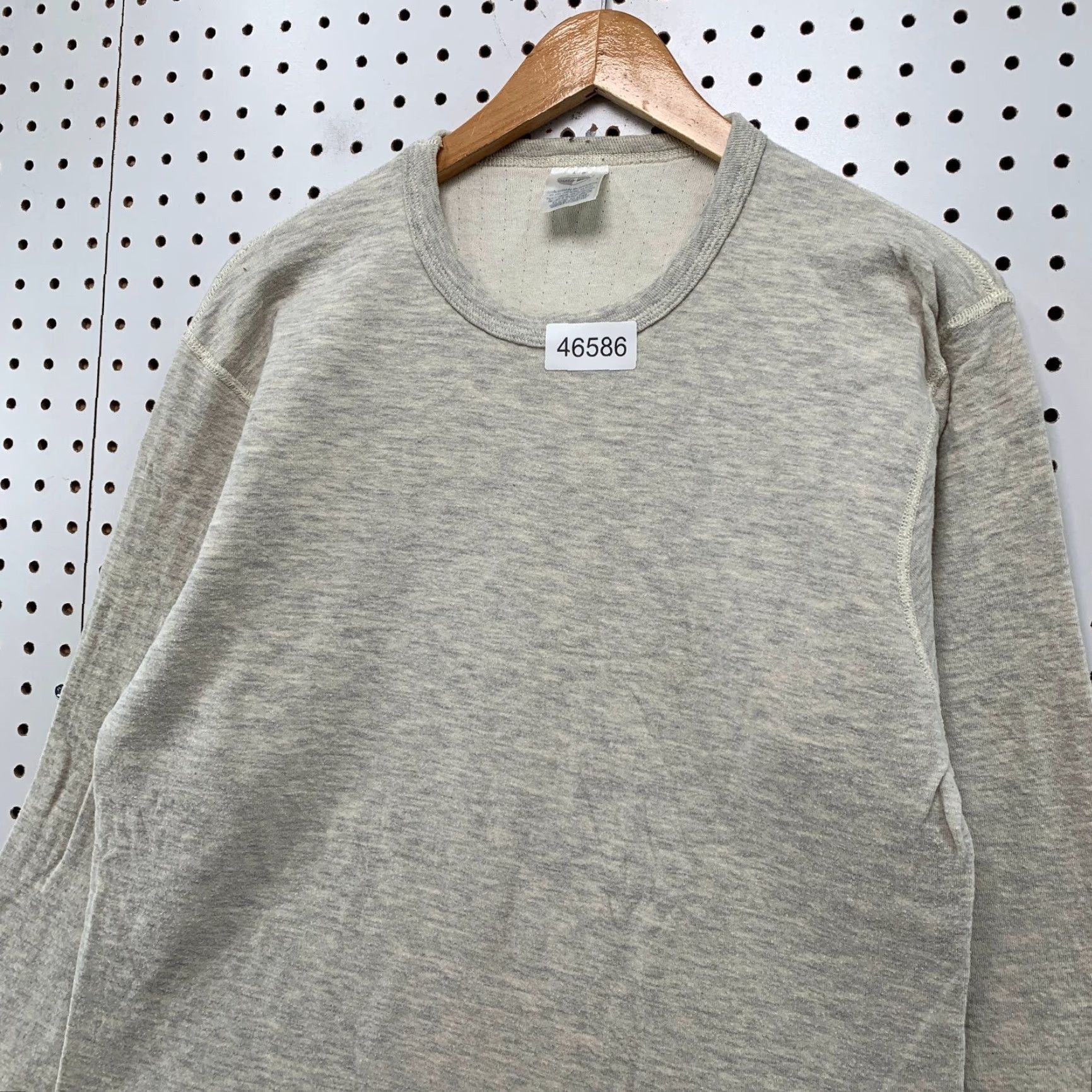 Doublet VINTAGE Duofold Thermal Shirt Mens Large Gray Double Faced Long Sleeve Shirt Size US L / EU 52-54 / 3 - 6 Thumbnail