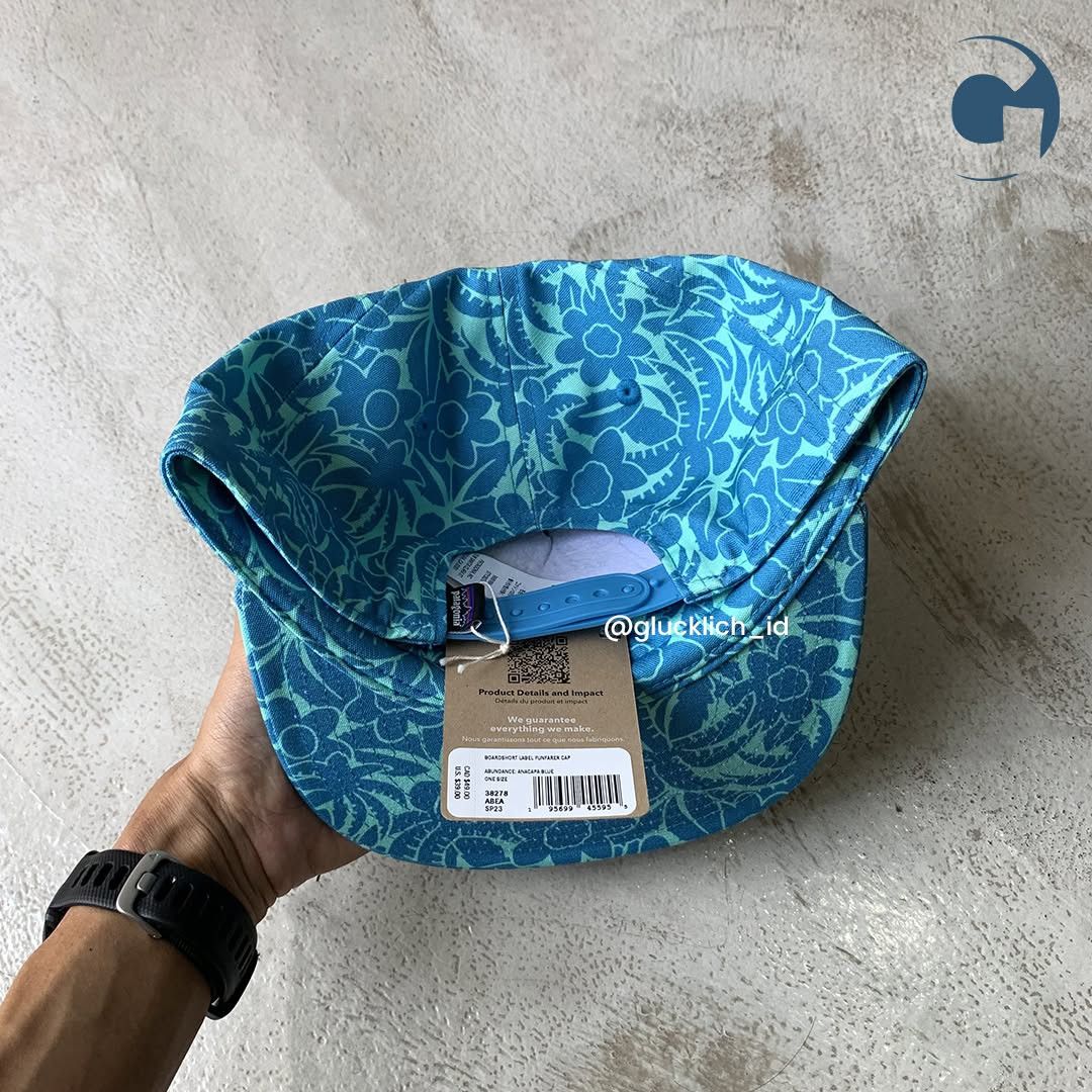 Patagonia Patagonia, Boardshort Label Funfarer Cap in Anacapa Blue Size ONE SIZE - 3 Thumbnail