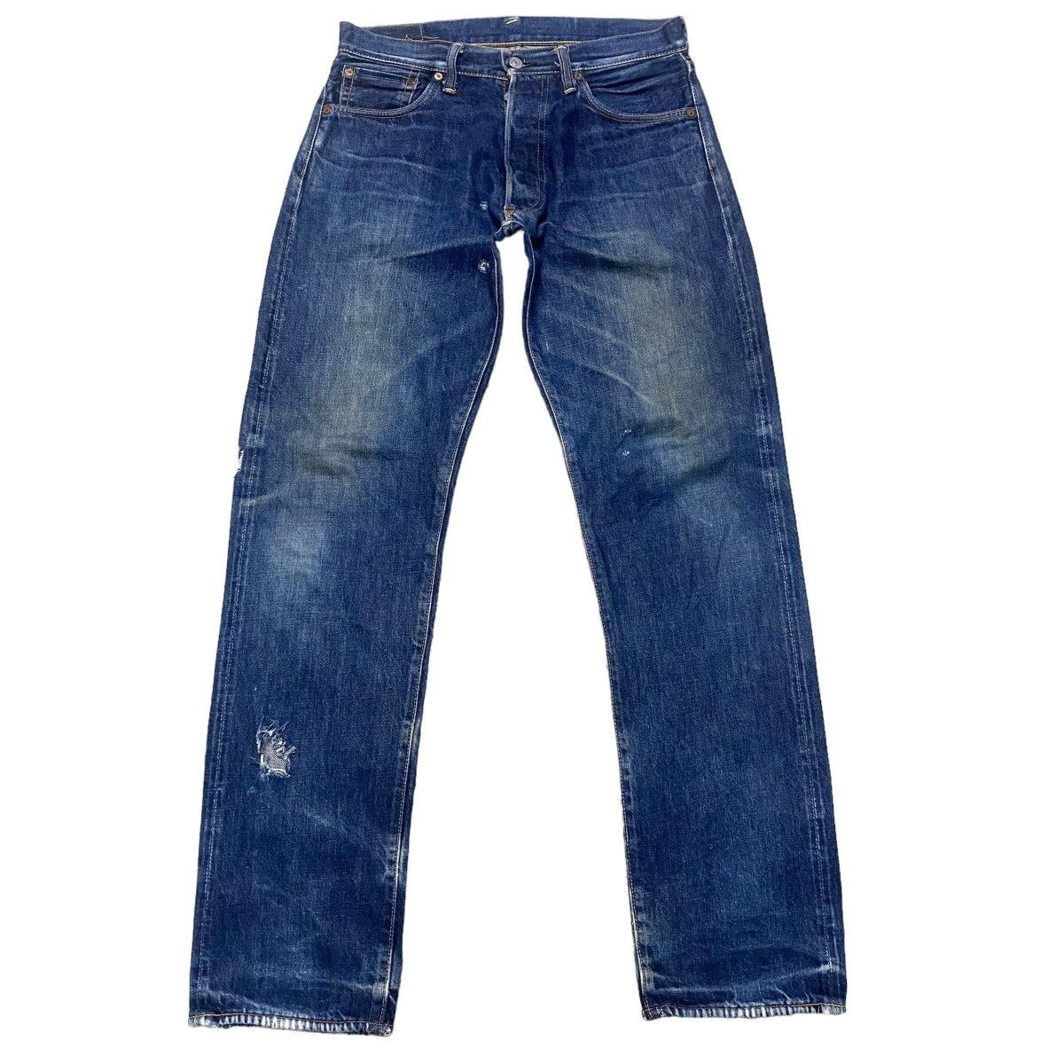 Evisu Evisu Denim Selvedge Distressed Jeans Size US 32 / EU 48 - 3 Thumbnail