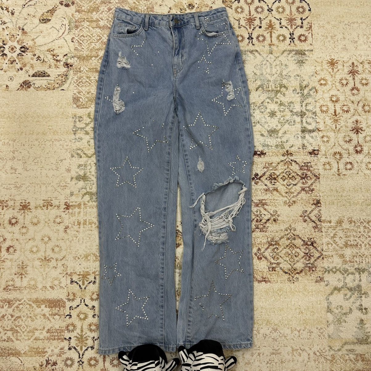Japanese Brand × Vintage Vintage Rap Baggy Jeans Mom Pants Y2K 00s USA Size 30" / US 8 / IT 44 - 1 Thumbnail