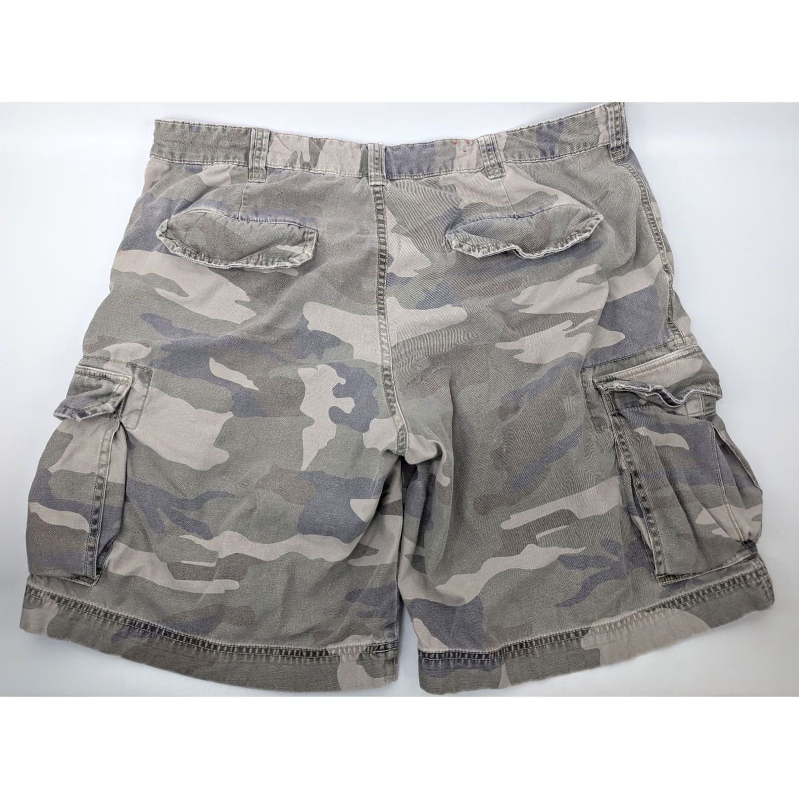 Mossimo Mossimo Cargo Shorts Mens 42 Drawstring Camouflage 90s Outdoor Vintage Cotton Cargo Shorts Mens 42 Camouflage Y2K Size US 42 / EU 58 - 2 Thumbnail