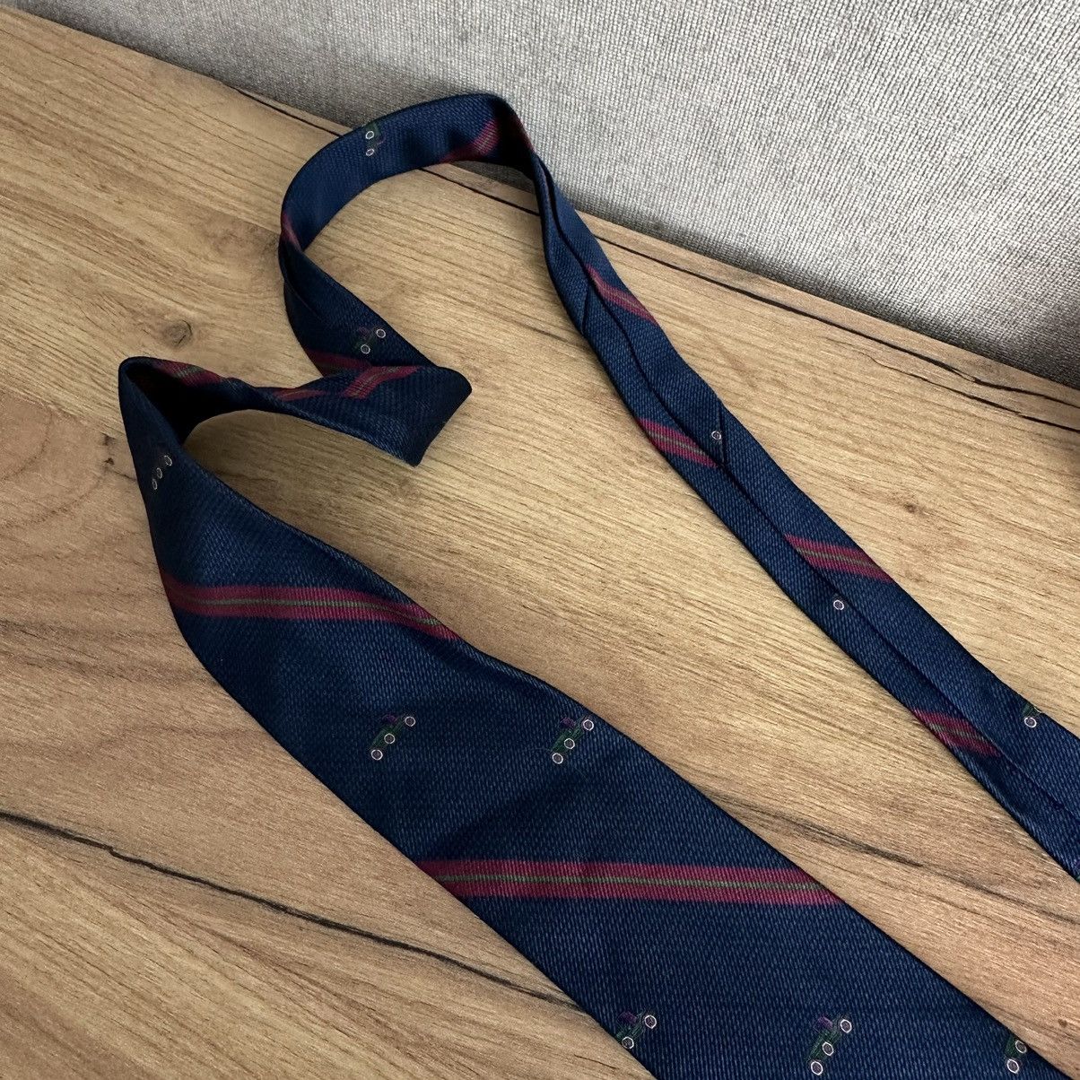 Hugo Boss × Vintage Vintage Hugo Boss Tie Silk 00s Y2K Italy Old Money Size ONE SIZE - 7 Thumbnail