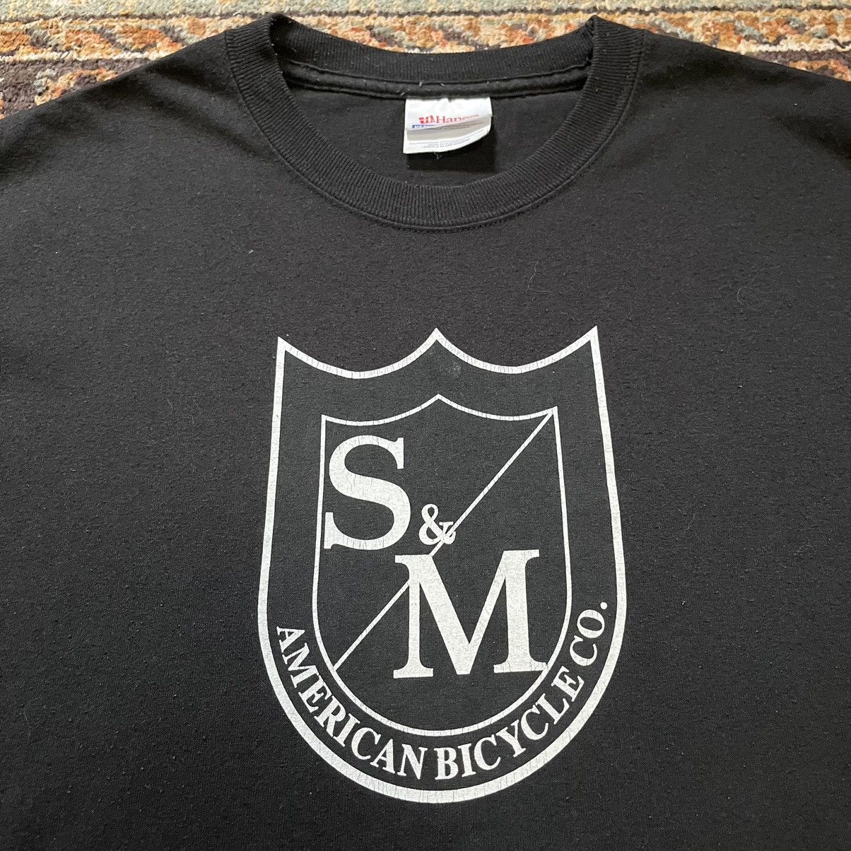 Vintage Vintage S&M BMX Skate Big Logo Shirt Size US M / EU 48-50 / 2 - 2 Thumbnail