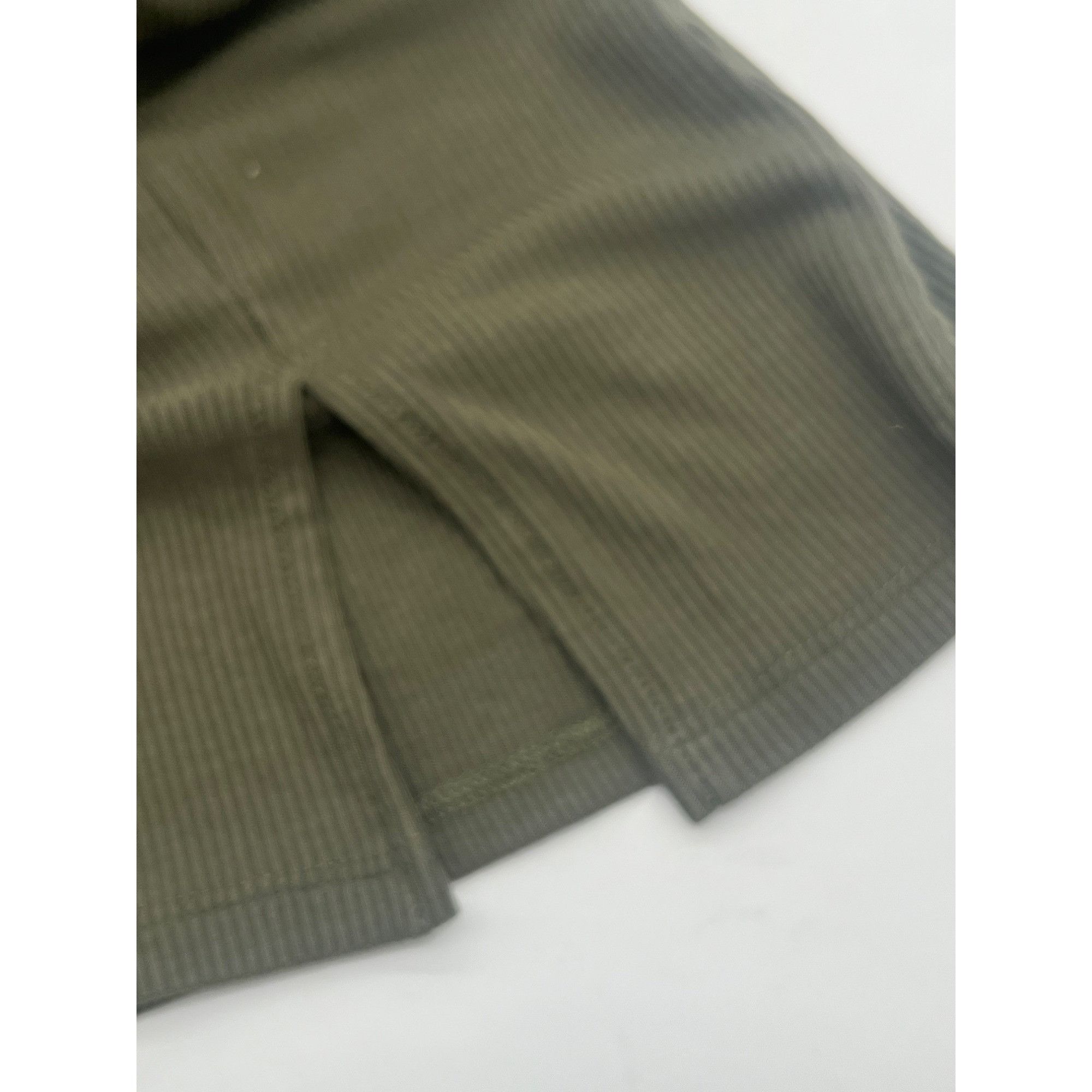 BP. BP. Front Slit Rib T-Shirt Dress in Olive Sarma, Sz. XS Size XS / US 0-2 / IT 36-38 - 7 Thumbnail