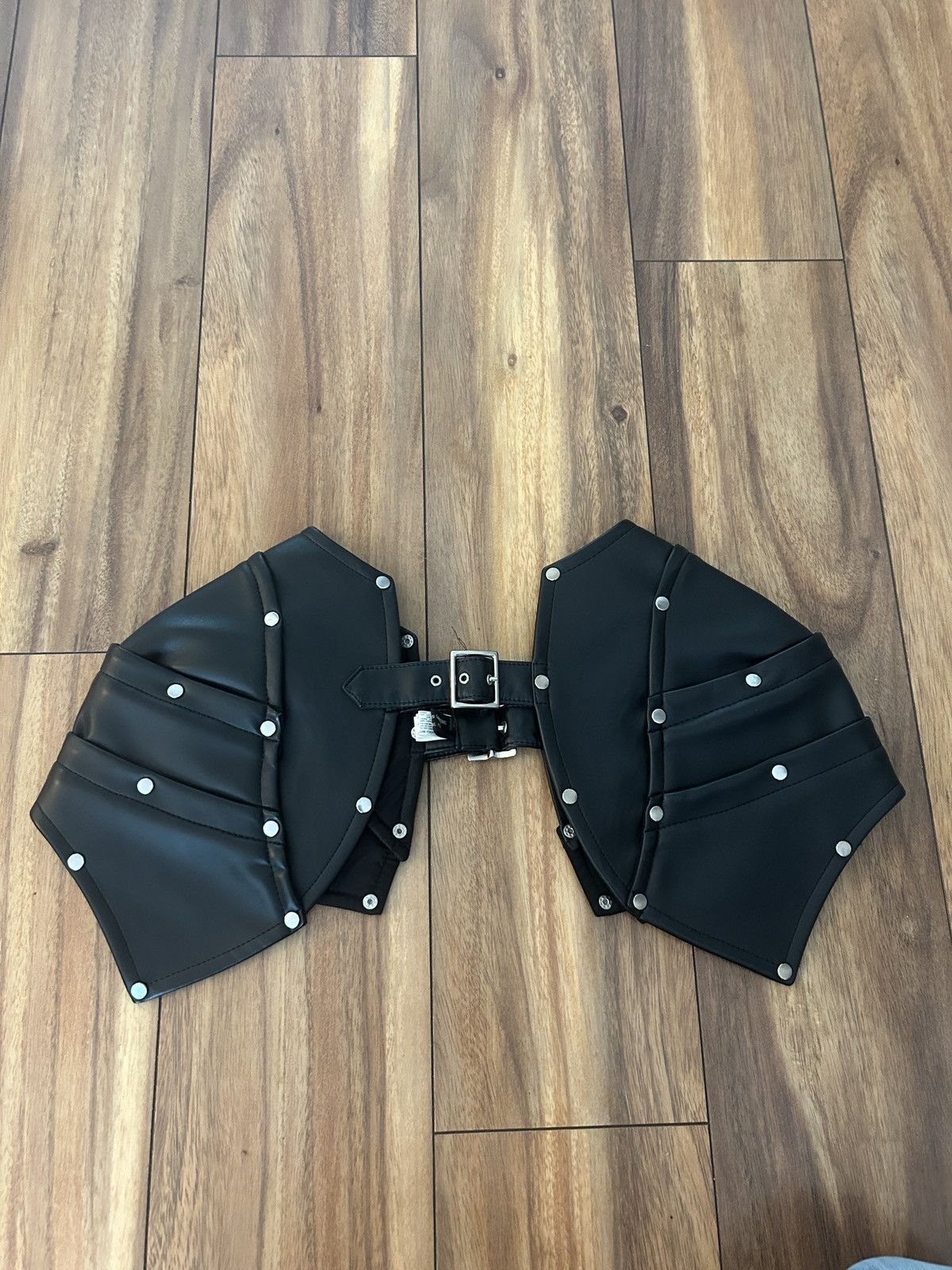 Comme des Garcons × Comme des Garcons Homme Plus × Junya Watanabe Cdg Homme Plus AW16 Leather Shoulder Pads Size US M / EU 48-50 / 2 - 2 Thumbnail