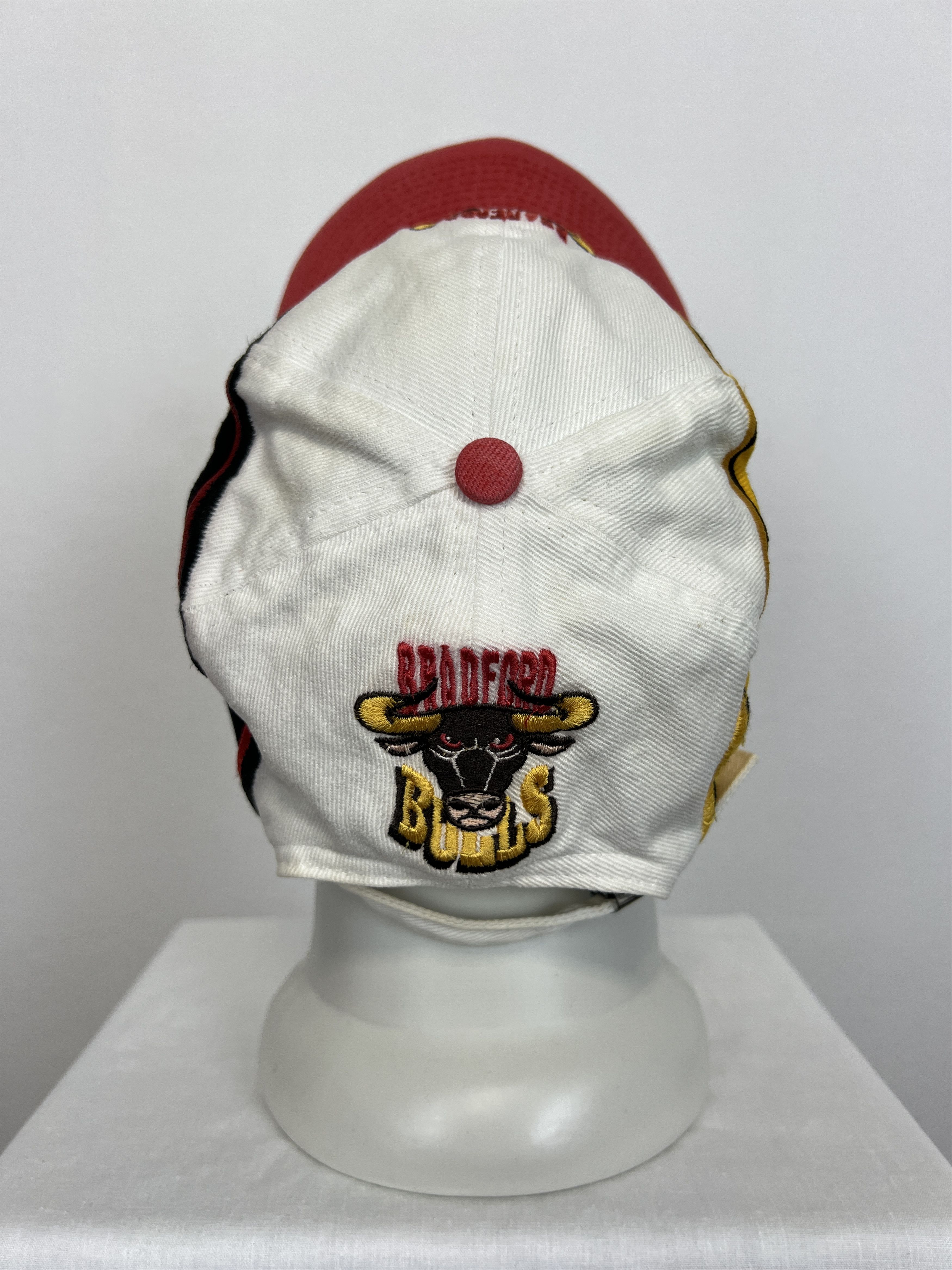 Vintage Bradford Bulls Rugby Union Baseball Cap Snapback Adult Size ONE SIZE - 6 Thumbnail