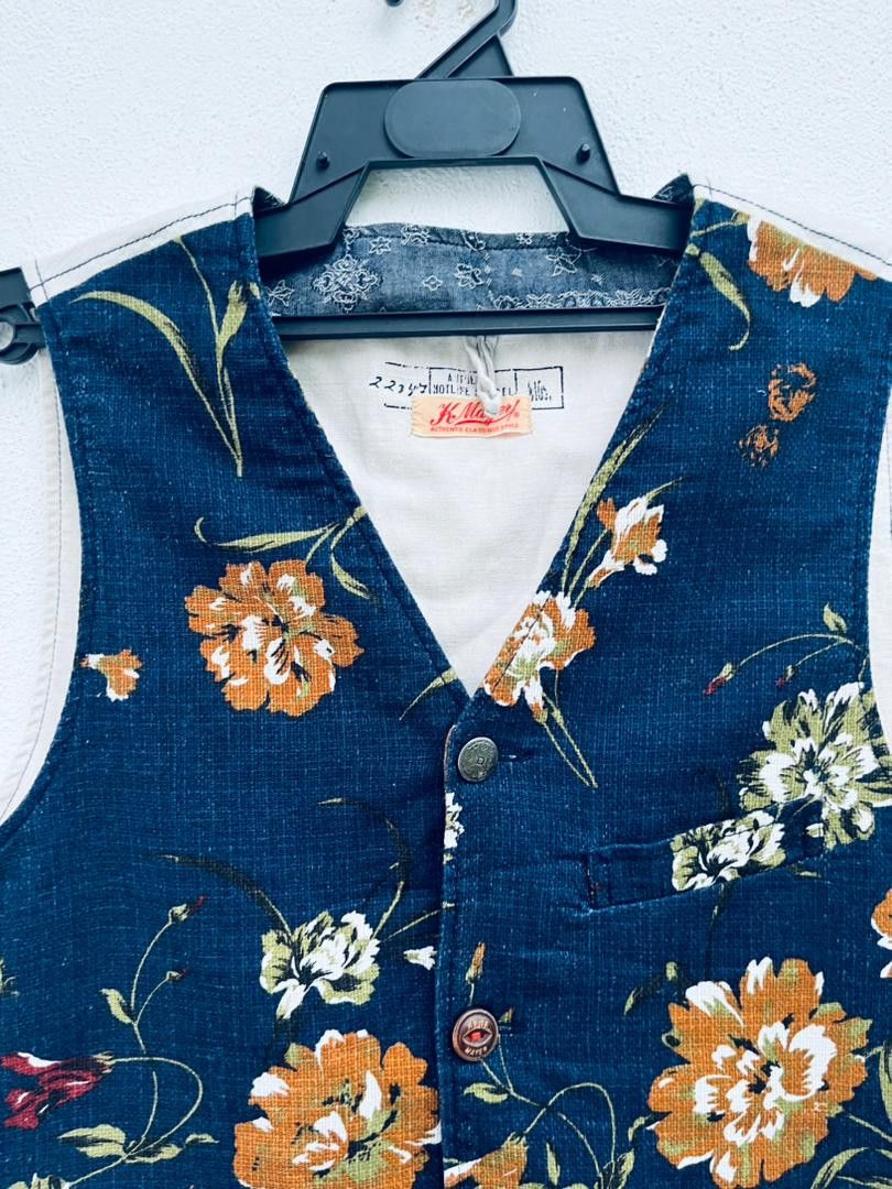 Japanese Brand × Vintage Vintage Kriff Mayer Flower Designer Fashion Style Vest Size US M / EU 48-50 / 2 - 3 Thumbnail