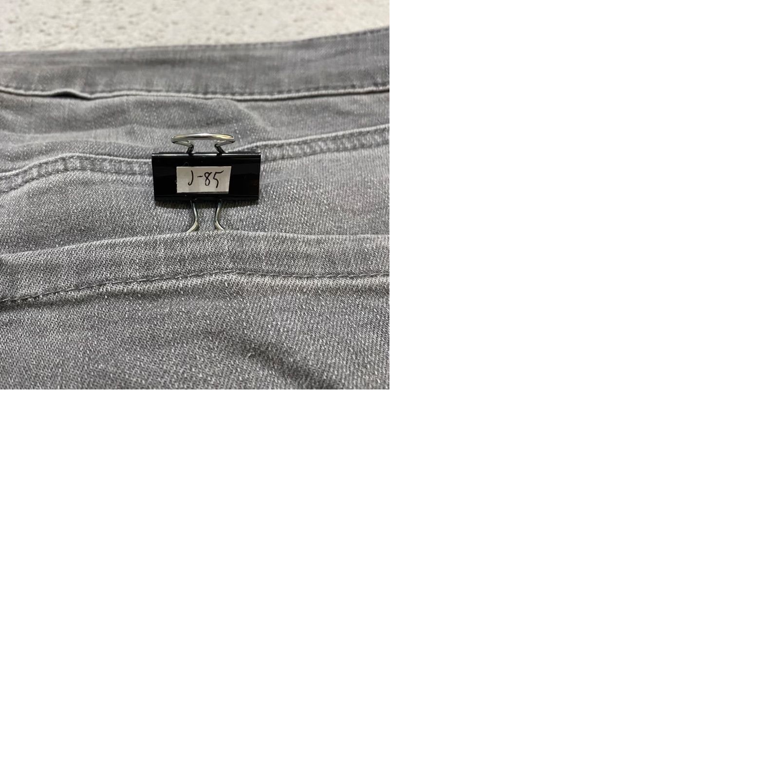Vintage Chicos Jeans Gray Denim 16P Slim Straight High Rise Petite 5-Pocket Design Medium Wash Women Mens Girls Distress Size 38" / US 16 / IT 52 - 9 Thumbnail