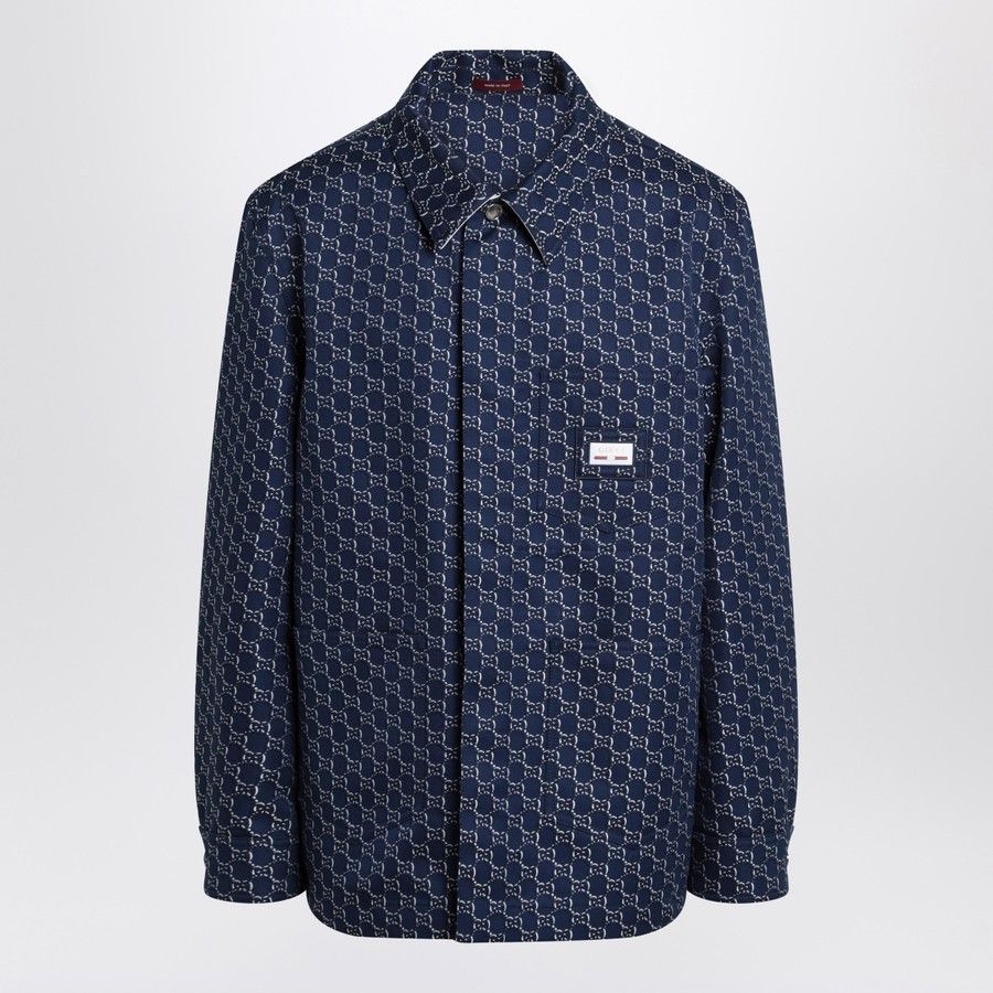Gucci o1d2blof0325 GG Jacket in Blue/White Size US M / EU 48-50 / 2 - 1 Thumbnail